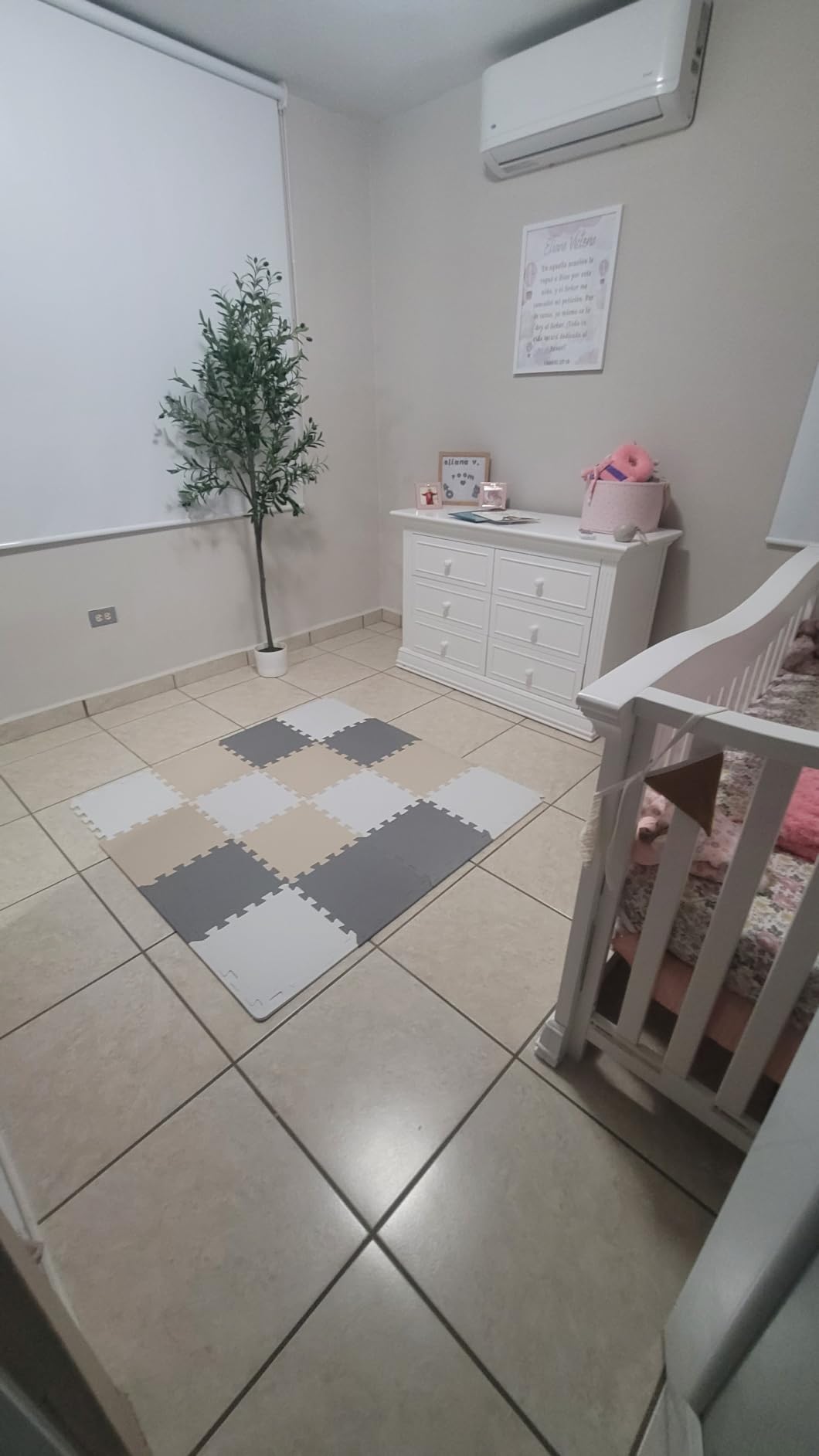 MioTetto Baby Play Mat, Soft Foam Floor Tiles for Kids. Adjustable Interlocking Foam Tiles, Fits with 74x74 Playpen Baby mat for Crawling & Development, Safe & Non-Toxic Playmat for Babies 6-12 Months customer photo 2