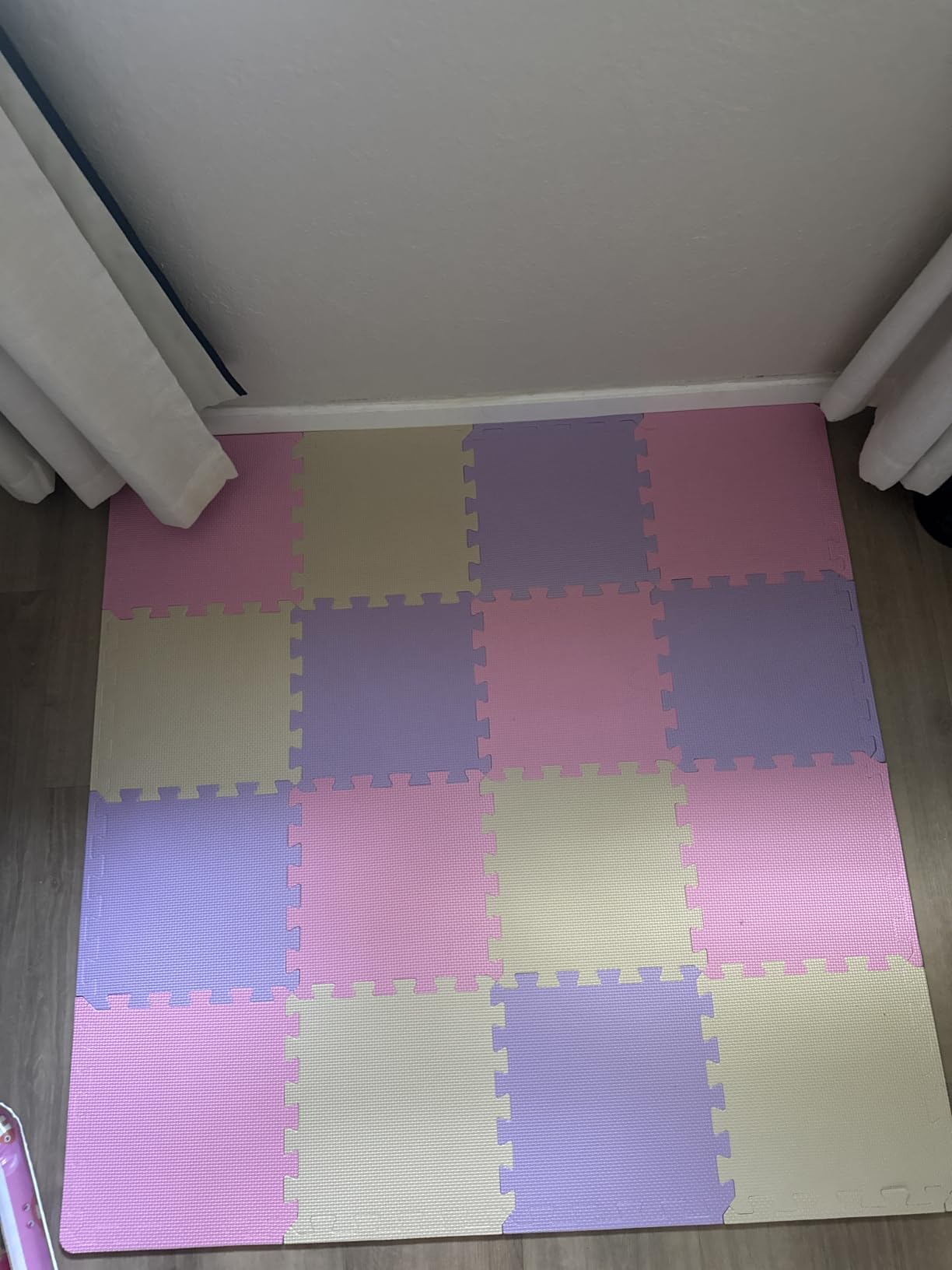 MioTetto Baby Play Mat, Soft Foam Floor Tiles for Kids. Adjustable Interlocking Foam Tiles, Fits with 50x50 Playpen Baby mat for Crawling & Development, Safe & Non-Toxic Playmat for Babies 6-12 Months customer photo 1