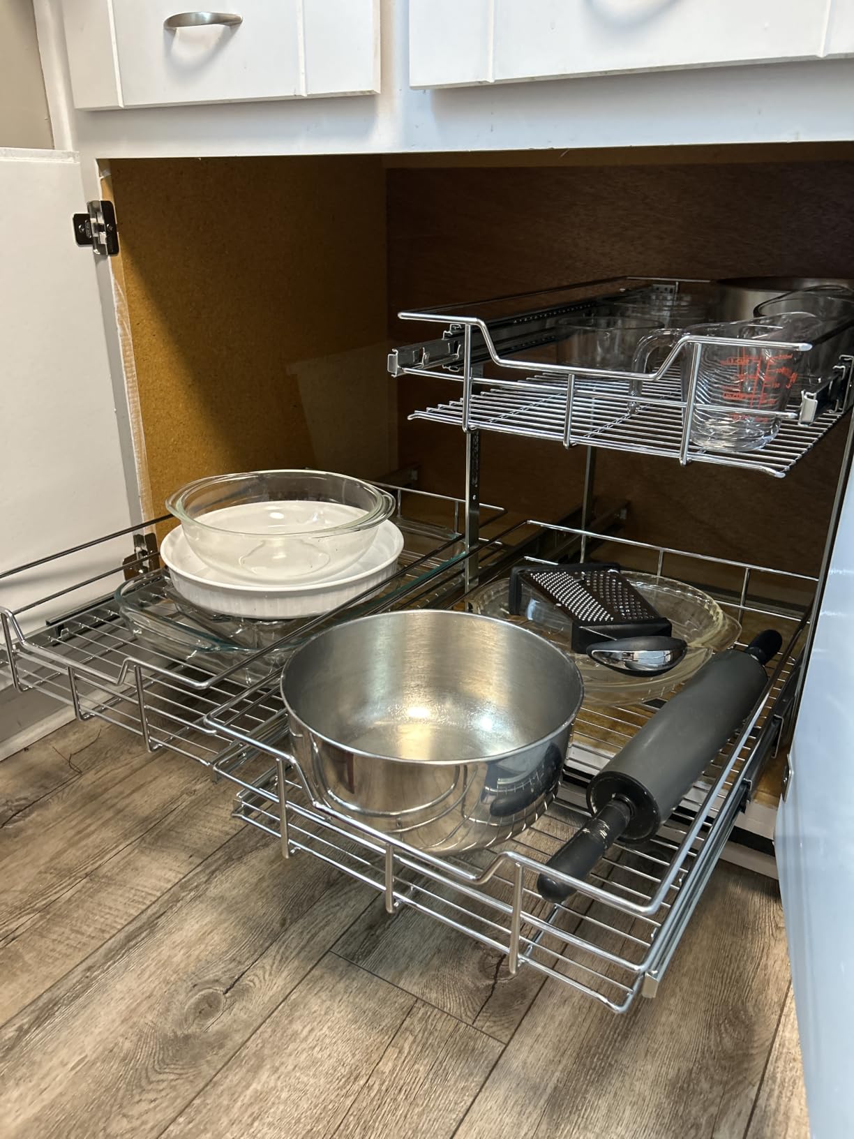 2 Tier Pull Out Cabinet Organizer 21
