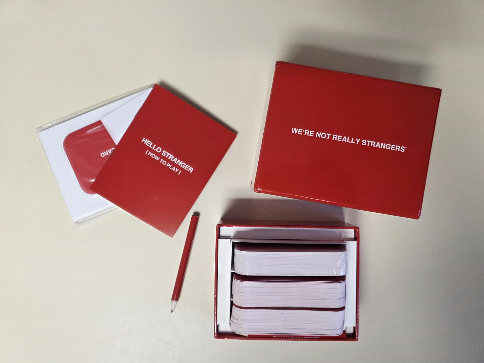 WE'RE NOT REALLY STRANGERS Card Game, Conversation Card Game for Adults | 150 Cards for Adults, Teens, Couples, & Strangers - Icebreaker Questions for Game Night or Date Night, Ages 15+, 2-6 Players customer photo 1