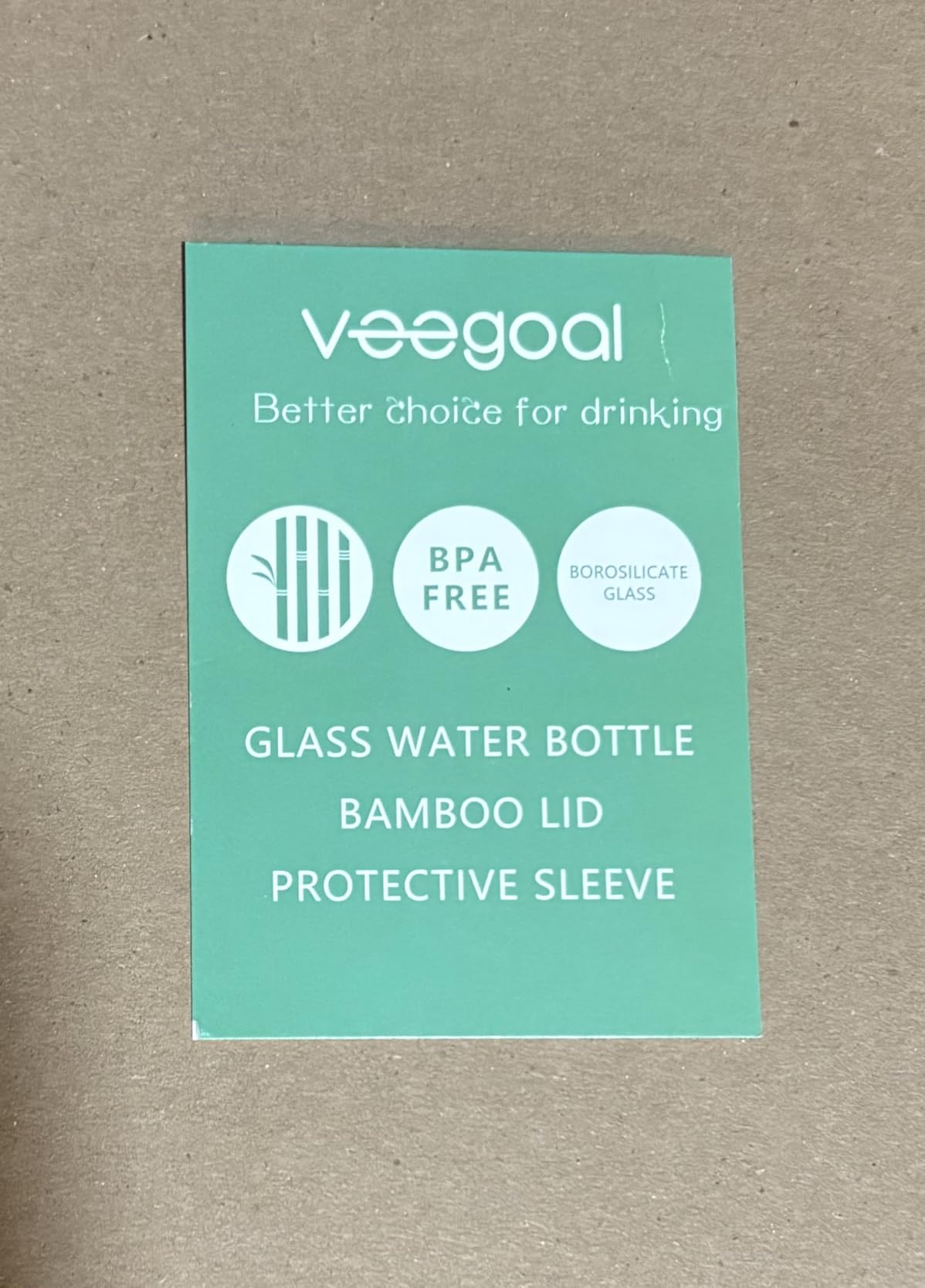 25 Oz Borosilicate Glass Water Bottles with Bamboo Lid, BPA-FREE, Non-Slip Silicone Sleeve, and Stainless Steel Leak Proof Lid - Reusable Glass Bottle for Men and Women customer photo 1