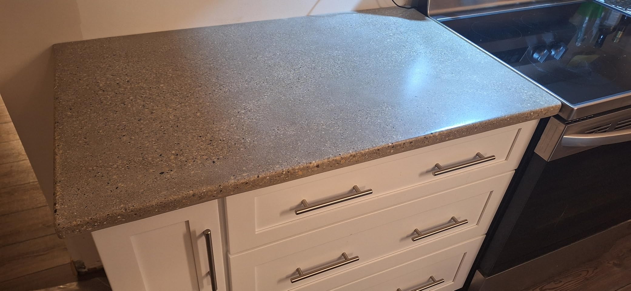 Ovation Concrete Countertop Sealer - an Easy, Food Safe Cement Seal for DIY use (16 oz Satin) customer photo 2