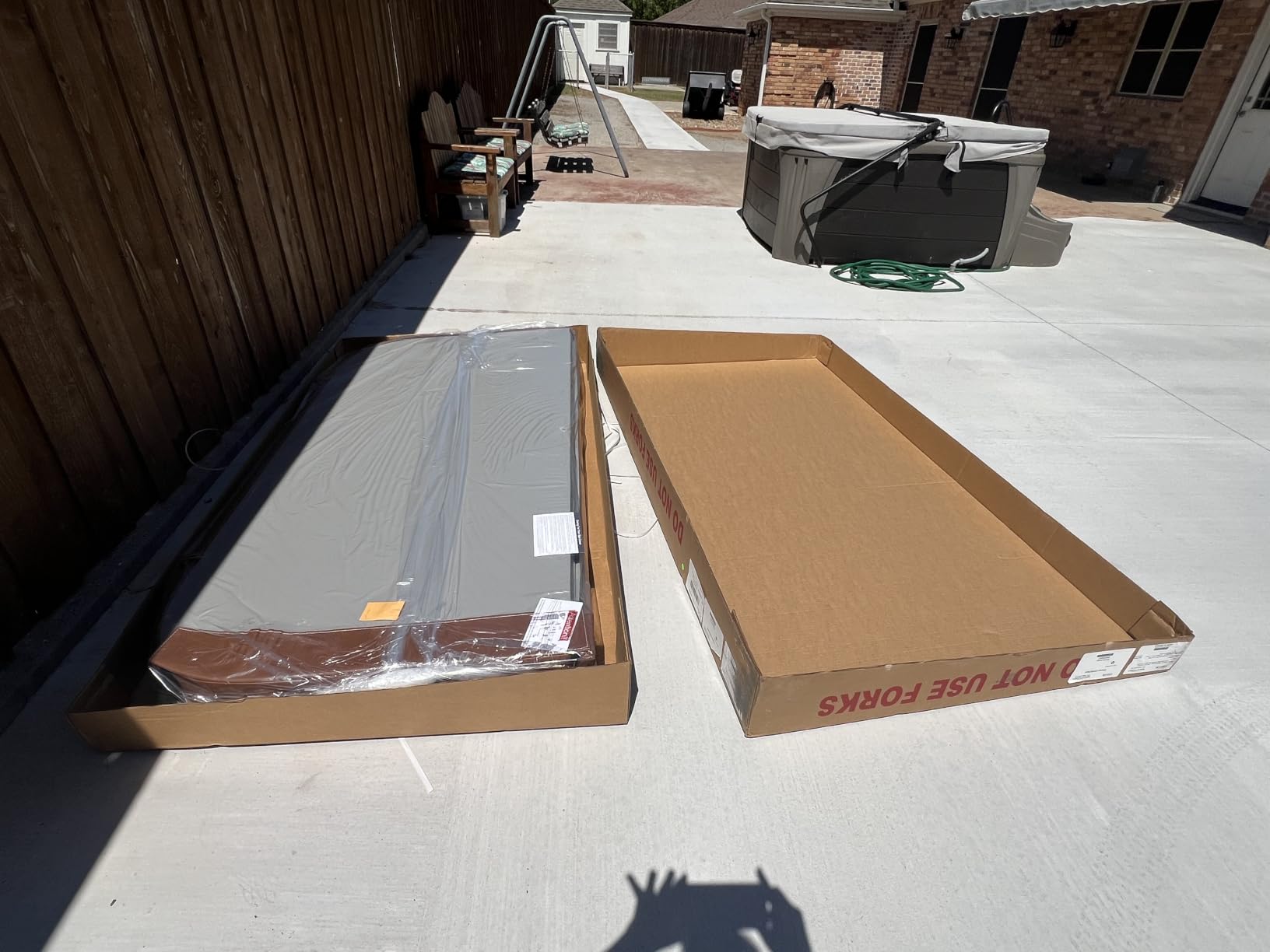 Custom-Made Hot Tub and Spa Cover Replacement | High-Density EPS Foam Insulation | HydroTex 600D or Marine Vinyl | Any Shape and Size up to 96 x 96 in. | 5-Year Warranty customer photo 2