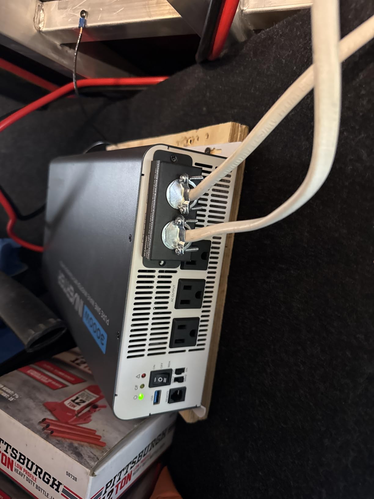 Renogy Inverter P2 3000W Pure Sine Wave Inverter 12V DC to 120V AC Converter for Home, RV, Truck, Camping, Trailer, with Wired Remote Controller, Support Li, AGM, SLD, Gel, FLD Batteries | Off-Grid Solar Power Inverters for Vehicles, with AC Outlet, 5V/2.1A USB, Hardwire Port, Remote Controller, Surge 6000W customer photo 1
