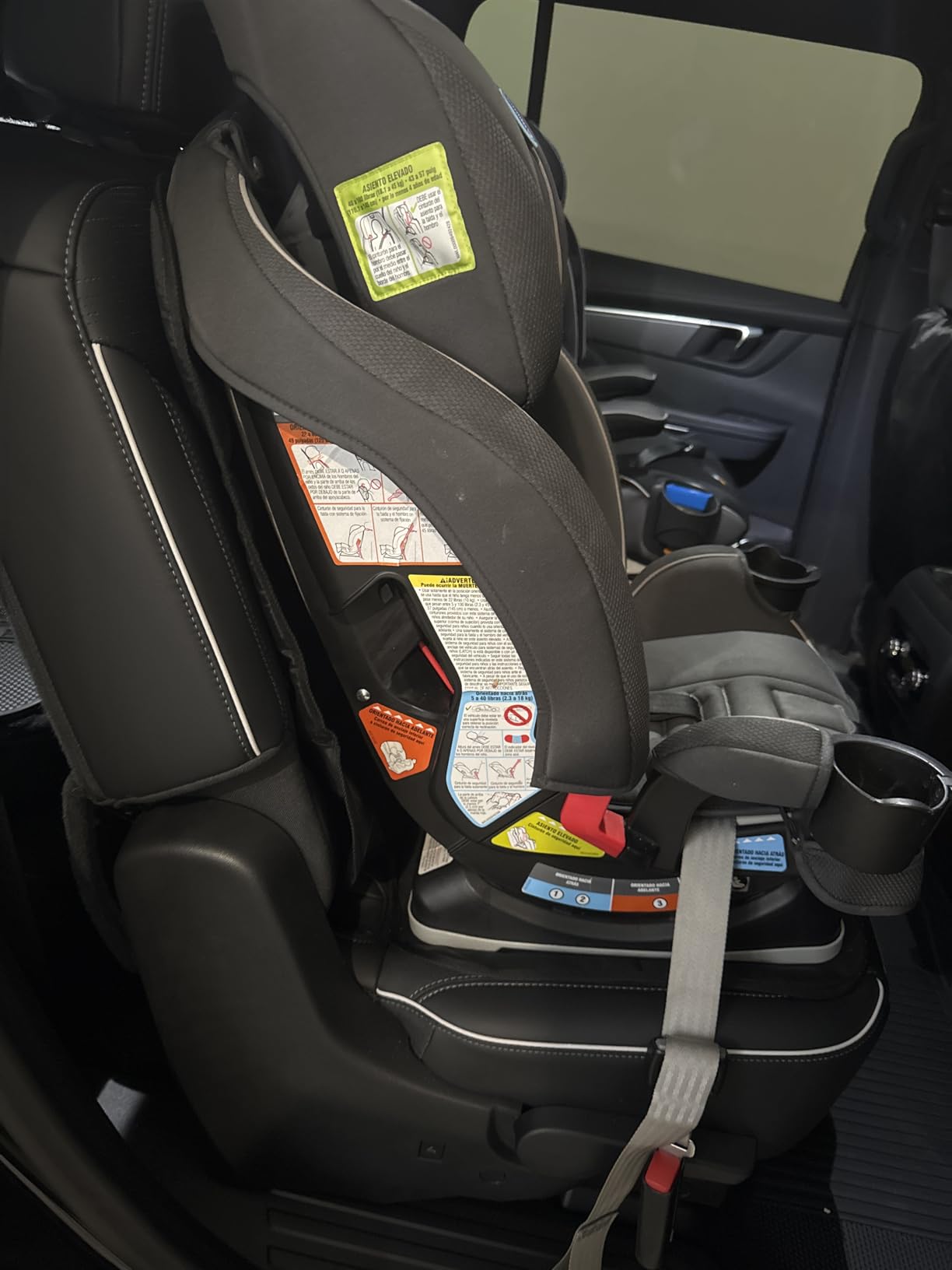 Meolsaek Car Seat Protector for Child Car Seat, Non-Slip Backing No Imprints | Durable Car Seat Mat 600D Fabric, Waterproof Car Seat Cover with Thick Pad customer photo 2
