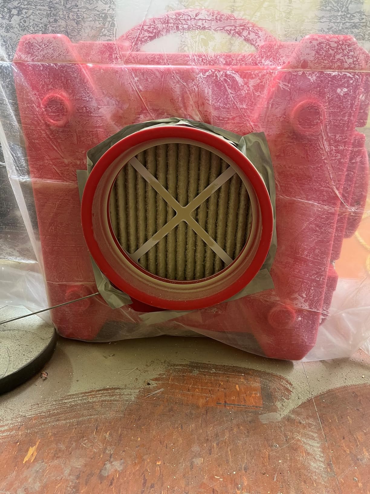 MOUNTO HEPA500 Commercial 500cfm Air Purifier Hepa Air Scrubber Negative Air Machine Roto-Molded (Blue) customer photo 2
