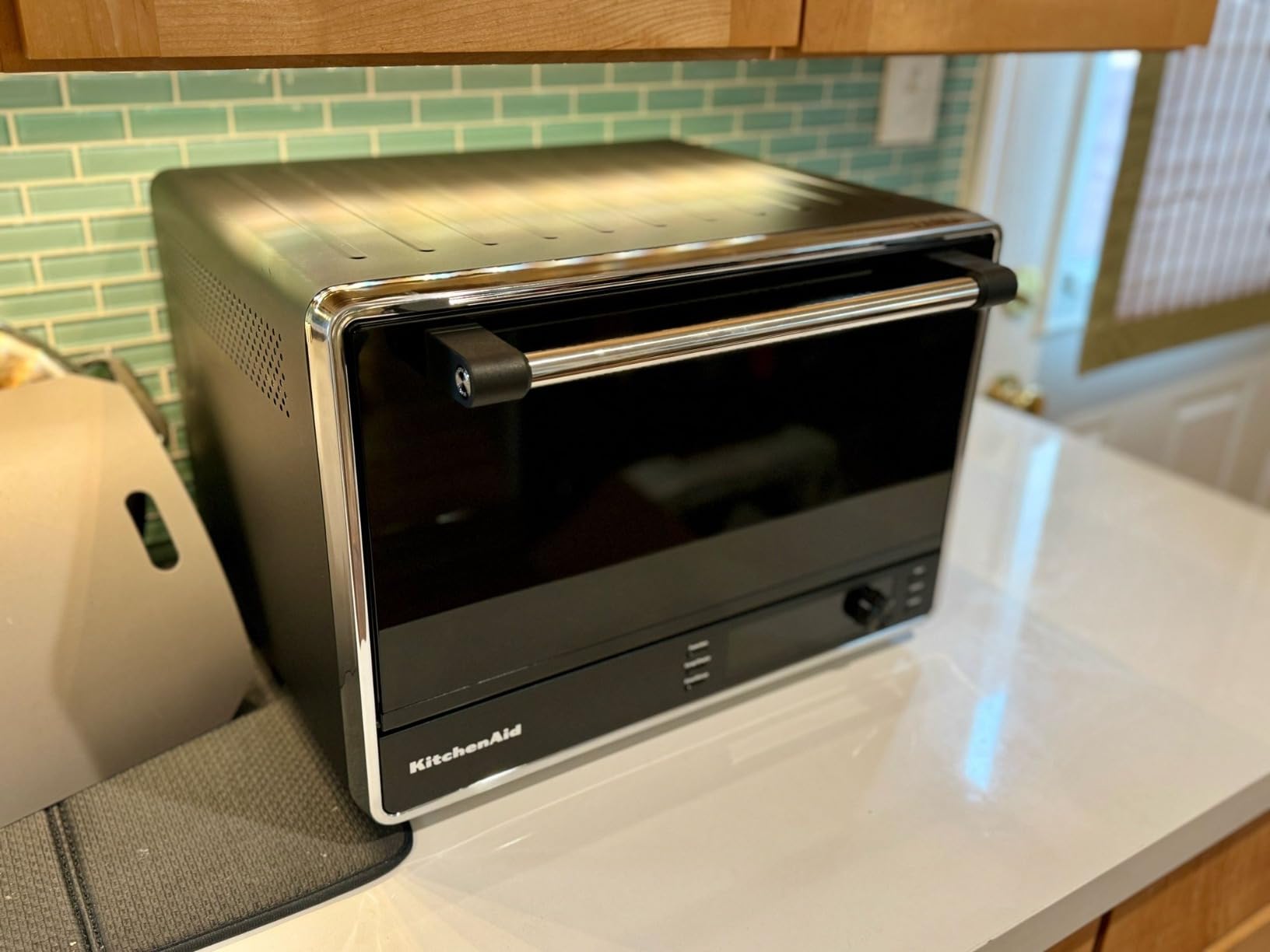KitchenAid Dual Convection Countertop Oven w/Air Fry and Temp Probe, KCO224 | No-Flip Air Fry Basket and 360° Air Fry System, 12 preset cooking modes, Even-Heat Technology, Includes 9x13 inch baking pan customer photo 2