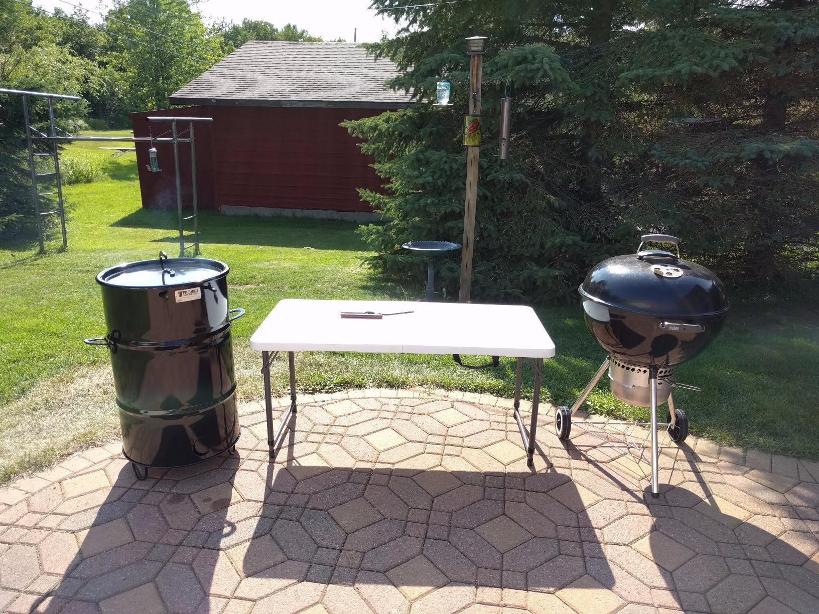 Pit Barrel Cooker XL Package 22.5 Inch Drum Smoker | Porcelain Coated Steel Drum BBQ Grill, 16 Stainless Steel Hooks, 3 Hanging Rods customer photo 2