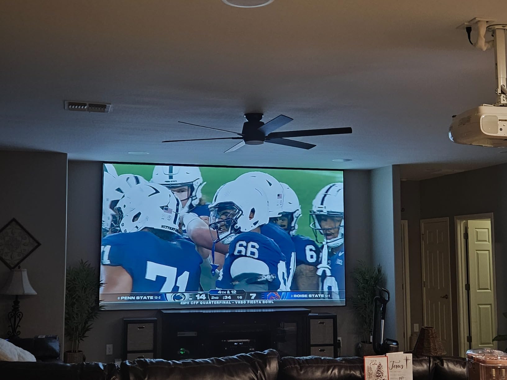 Elite Screens Aeon AUHD, Edge Free Fixed Frame Projector Screen, 180
