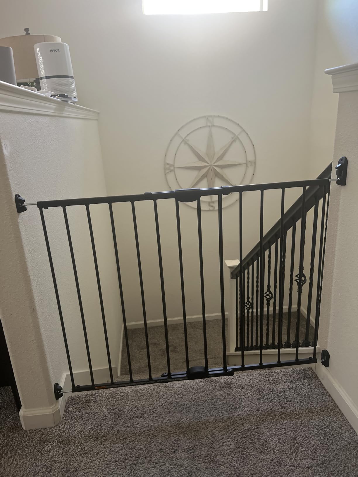 Toddleroo Easy Swing & Lock Baby Gate for Top of Stairs: 31