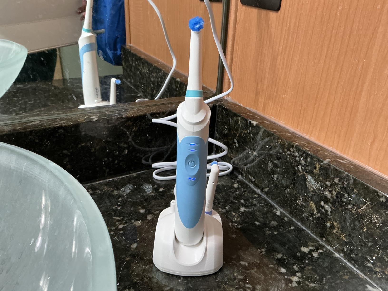 ROTADENT PROCARE Professional Rotary Electric Toothbrush with Rotating Round Head, Dock Charger, 2 Brush Heads, Rechargeable Electric Toothbrush for Adults, 1 Year Warranty customer photo 1