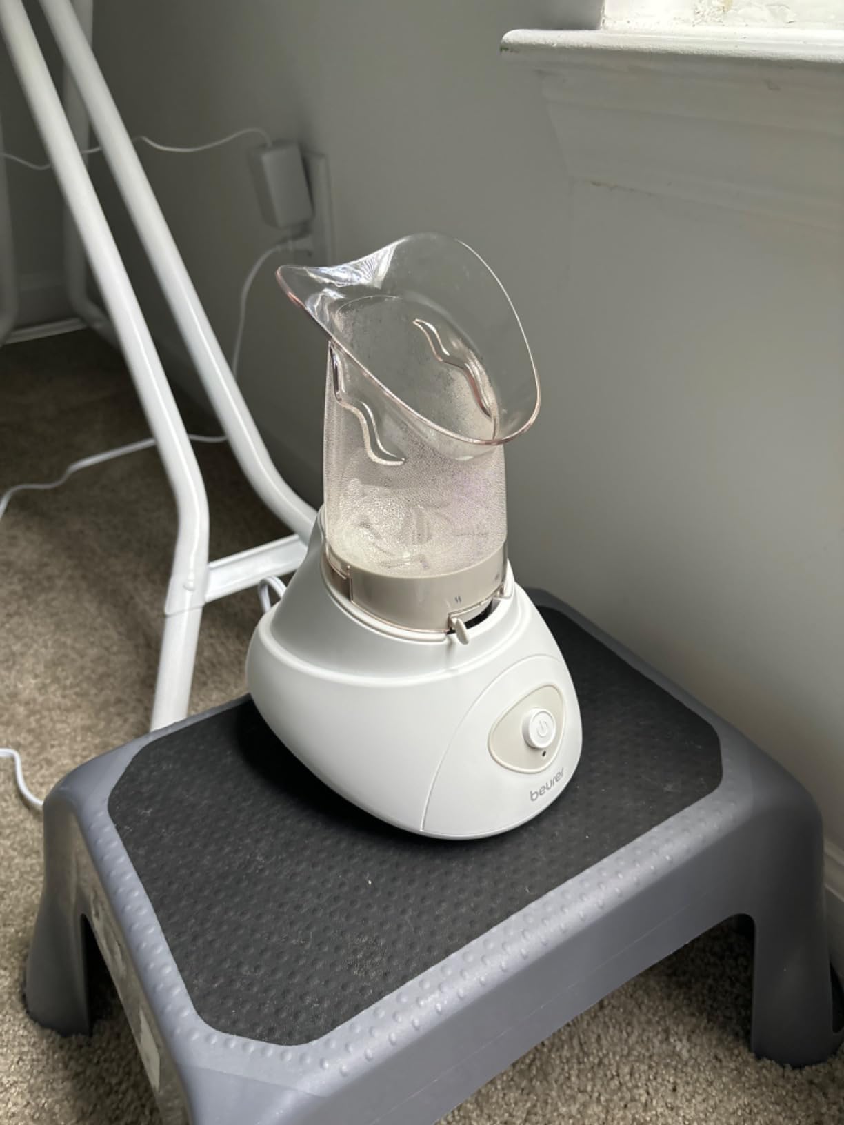 Beurer SI30 Steam Inhaler for Sinus Congestion & Allergies, Drug-Free, Quick 3-5 Minute Setup, Ultra-Quiet, Face Steamer with Variable Steam Control, Universal Mask, FSA/HSA Eligible customer photo 1