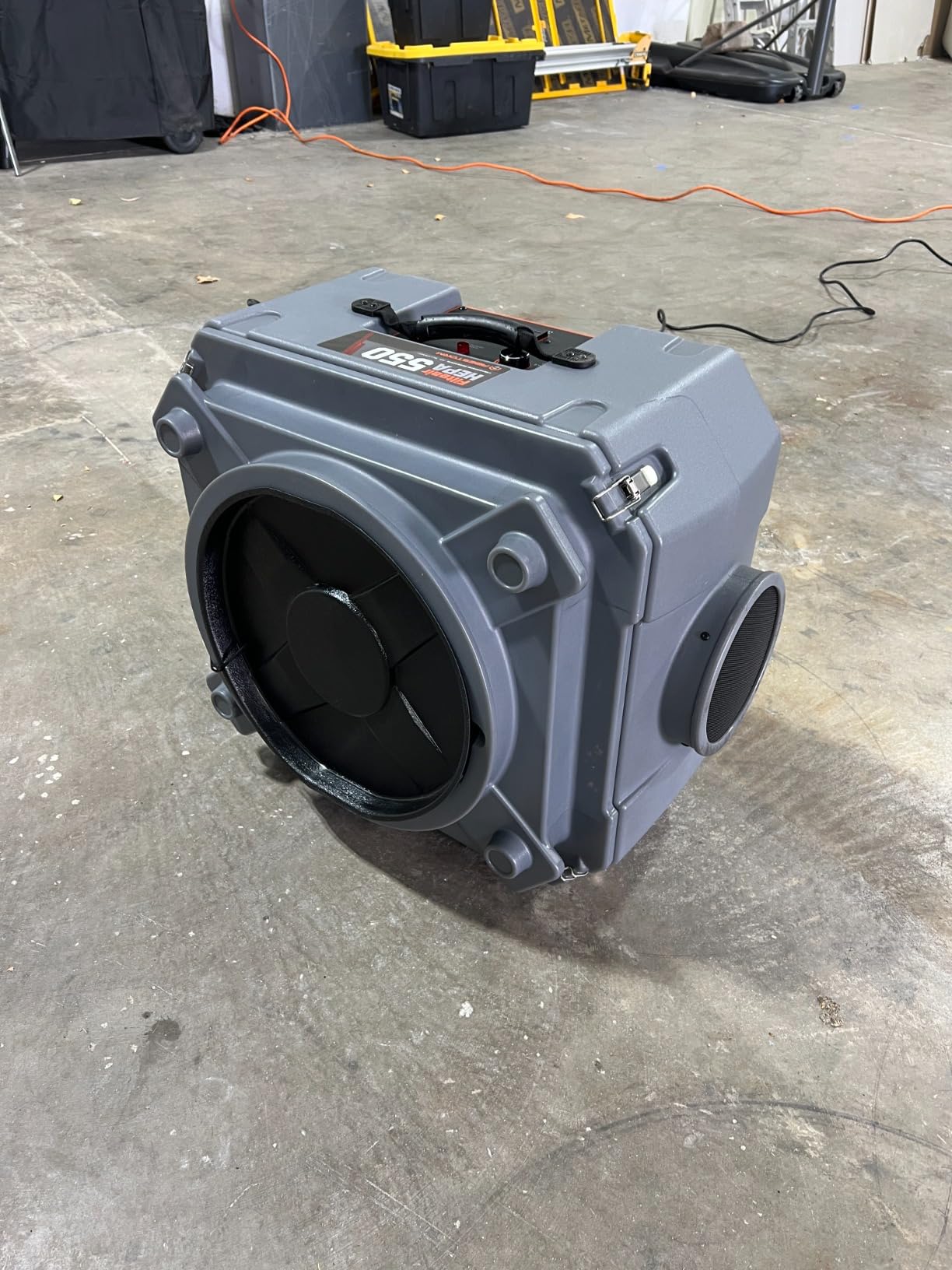 Abestorm HEPA 550 Air Scrubber with 3-Stage Filteration, GFCI Connection | Stackable for Commercial / Industrial / Home Use, With MERV-10 & HEPA/Actived Carbon Filters customer photo 2