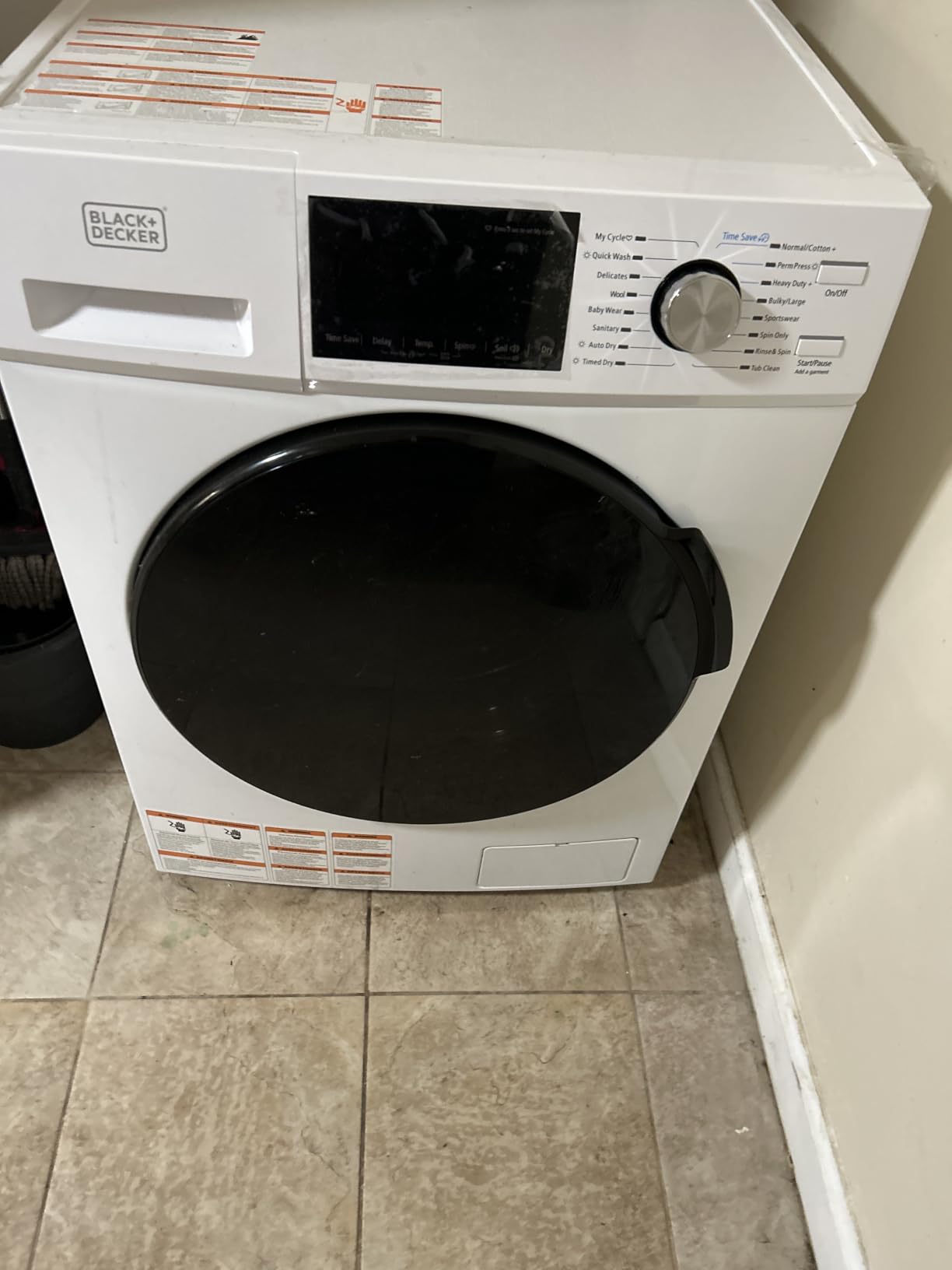 BLACK+DECKER Washer and Dryer Combo, 2.7 Cu. Ft. All In One Washer and Dryer with LED Display & 16 Cycles customer photo 2