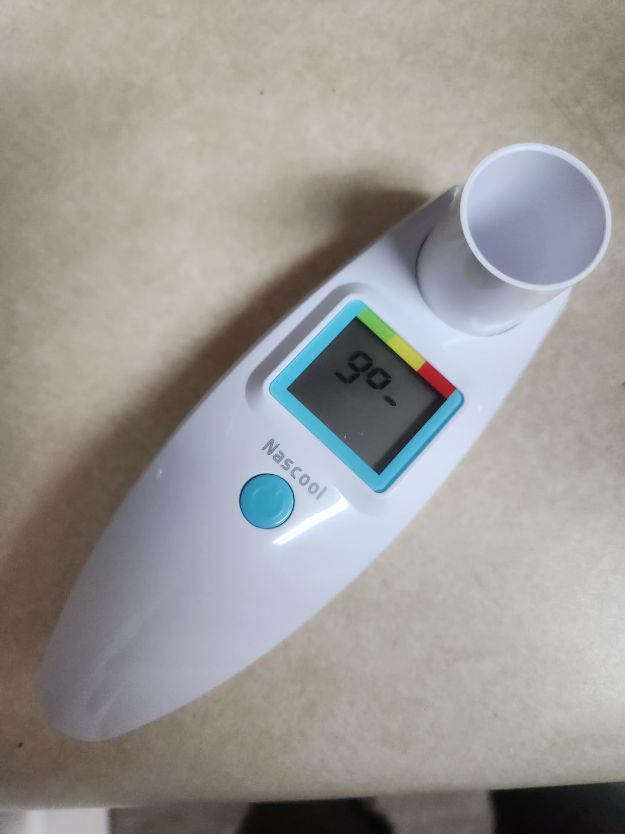 Peak Flow Meter for Adults & Kids | Home Medical, PEF & FEV1 Measurement, Risk Indicator, LCD Screen, Accurate & Reliable customer photo 2