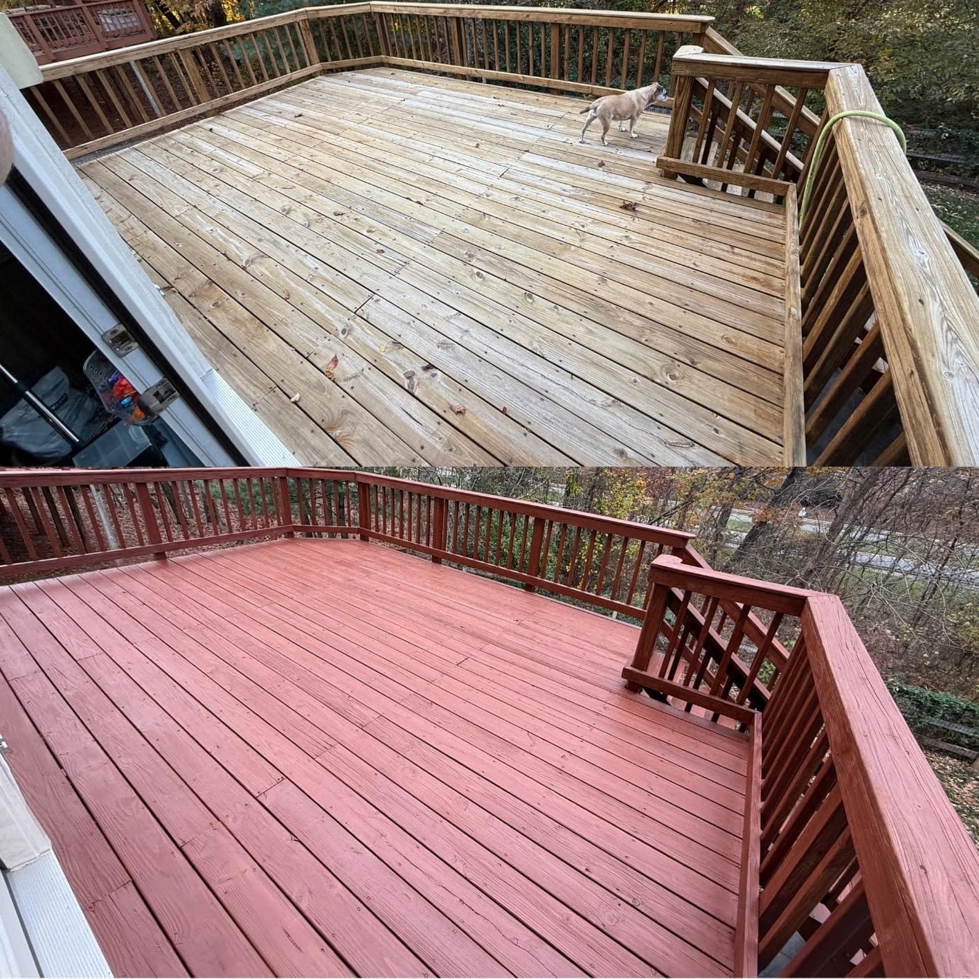 Thompson's WaterSeal Semi-Transparent Waterproofing Wood Stain and Sealer, Chestnut Brown, 1 Gallon customer photo 1