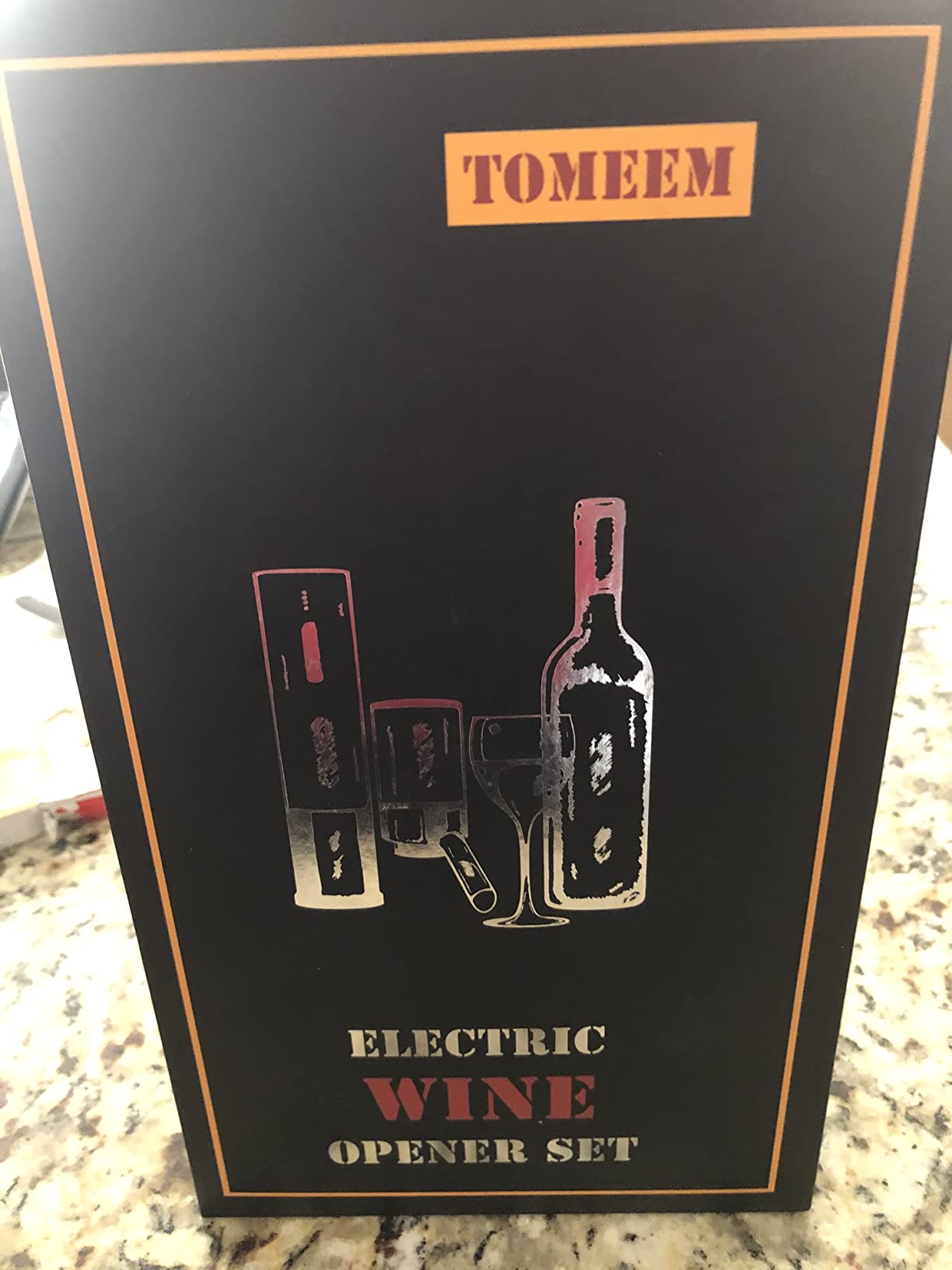 Rechargeable Electric Wine Gift Set - Aerator, Vacuum Stoppers, Foil Cutter and Bottle Opener for Home Bar and Outdoor Parties customer photo 1