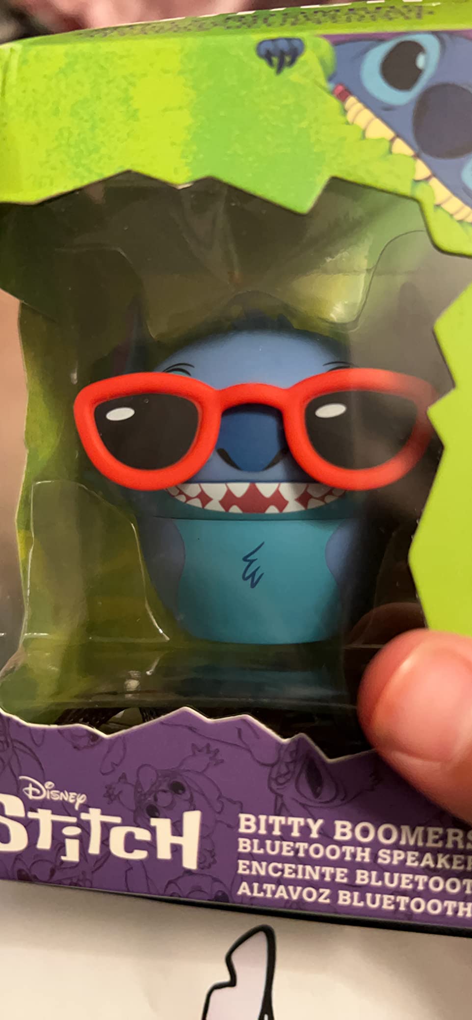 Bitty Boomers Disney Stitch with Sunglasses Bluetooth Speaker, Multicolor customer photo 2