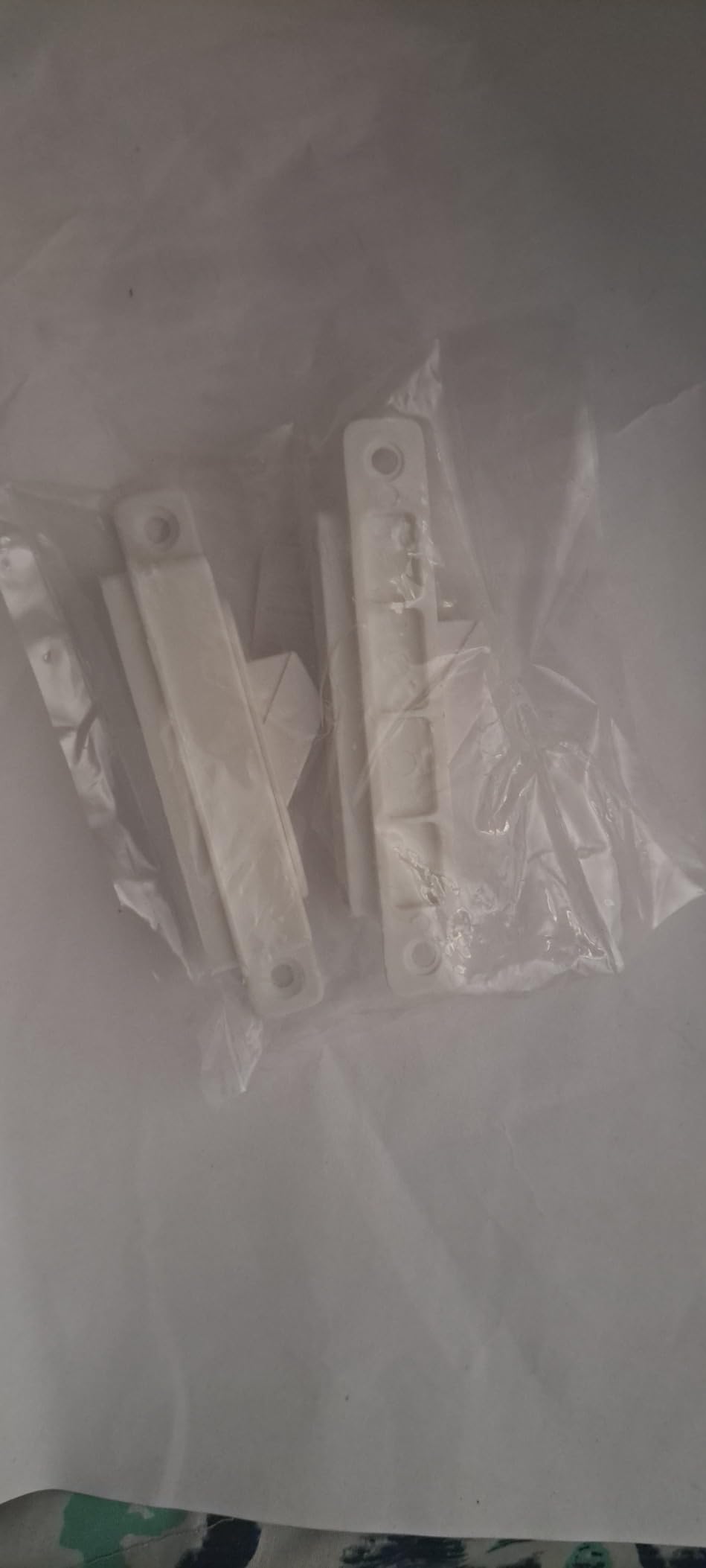Brixwell Single Action WOCD Set with Limit Control Device, Plastic Material, White Finish, 3-1/2