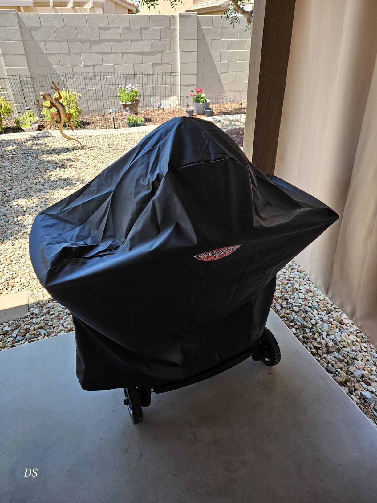 Char-Griller 6455 AKORN Auto-Kamado Charcoal Grill Cover, Black customer photo 1