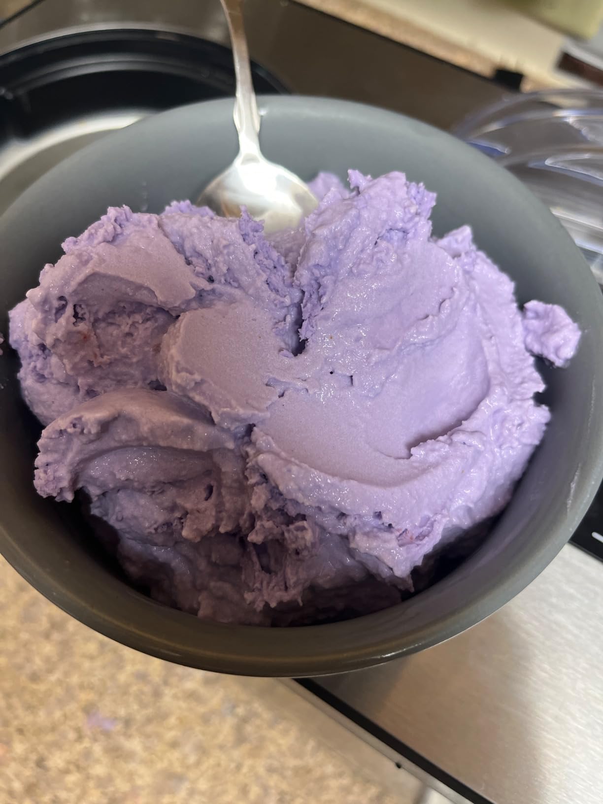 Homtone Ice Cream Maker, No pre-Freezing Automatic Ice Cream Machine 2.1 Quart with Built-in Compressor and LCD Timer for Making Ice Cream, Gelato in 30-60 min customer photo 1