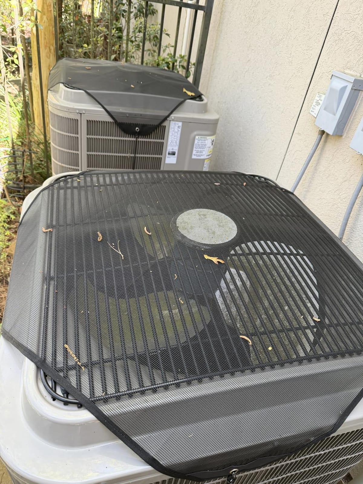 36x36 Central Air conditioner Covers for Outside, Larger Mesh AC Unit Covers Outdoor - Top Universal Defender customer photo 2
