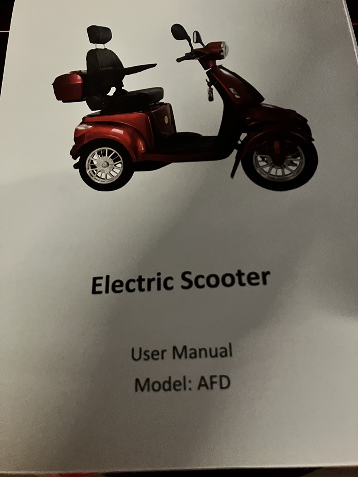 Heavy Duty 4 Wheel Mobility Scooters for Seniors & Adults 500lbs Capacity - Electric Powered Chair - 1000W All Terrain Fast Mobility Scooter for Travel w/Long Range Battery Remote Key customer photo 1