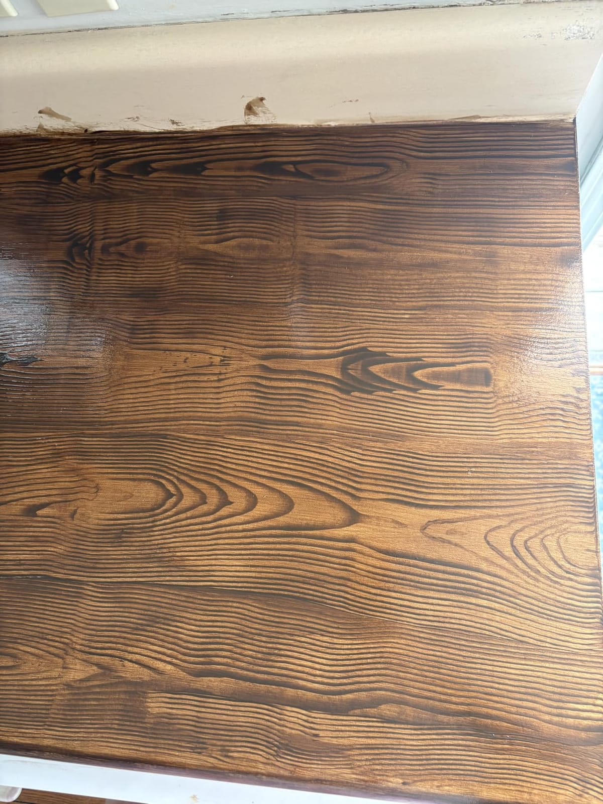 Retique It Wood Finish Countertop Kit - Paintable Liquid Wood Based Primer and Gel Stain - Graining Tools Included (Barn Wood) customer photo 2