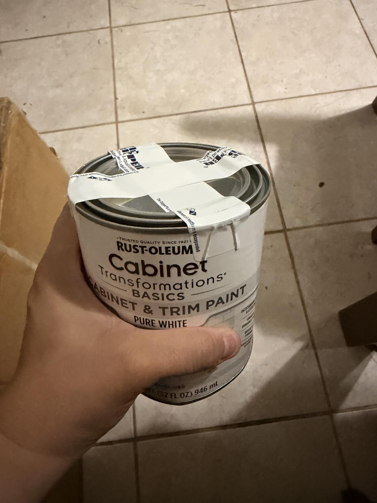 Rust-Oleum Cabinet Transformations & Trim Paint, Espresso, Quart customer photo 1