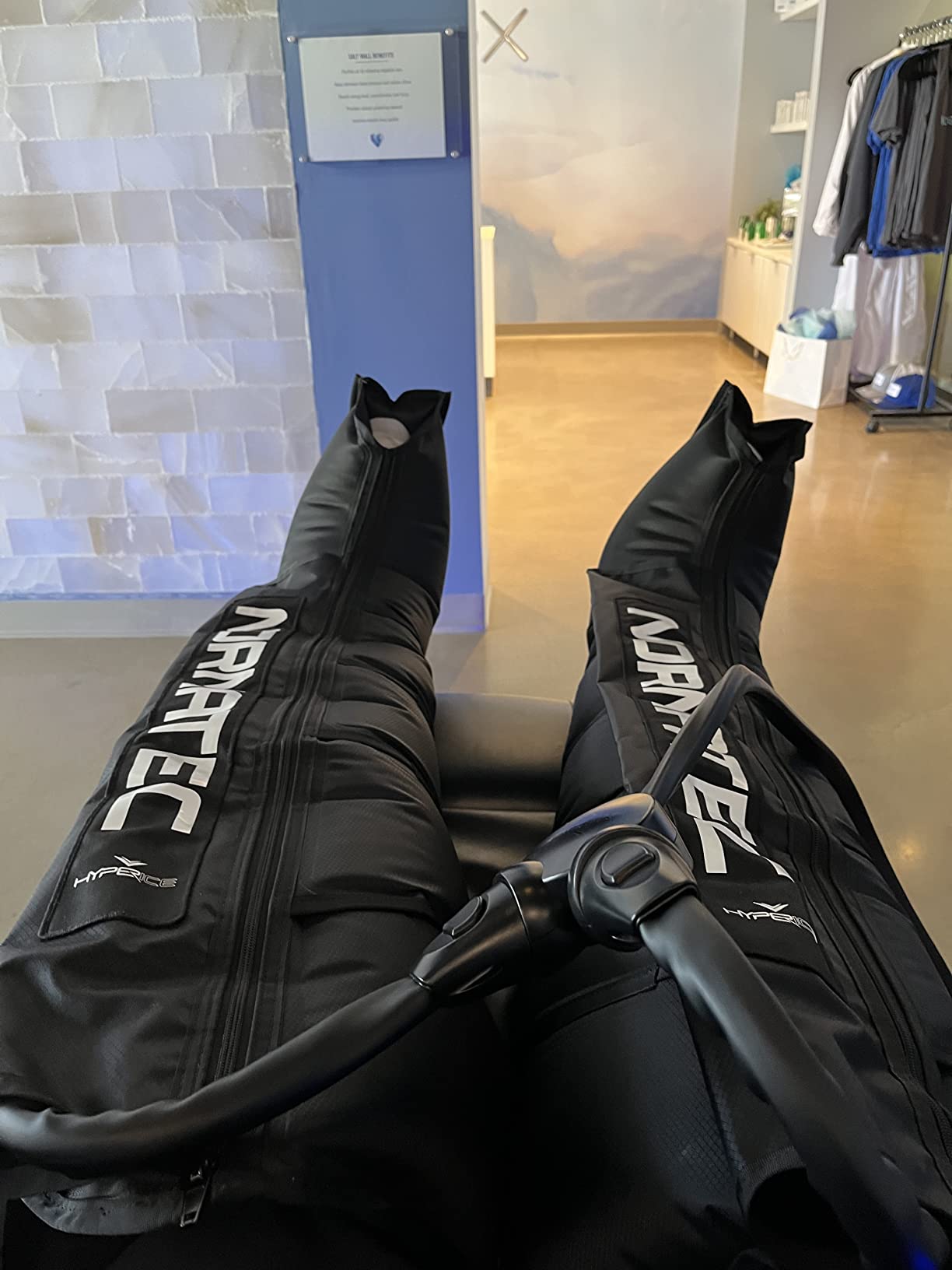 Hyperice Normatec 3 - Recovery System with Patented Dynamic Compression Massage Technology (Normatec 3 Standard Size Legs) customer photo 2