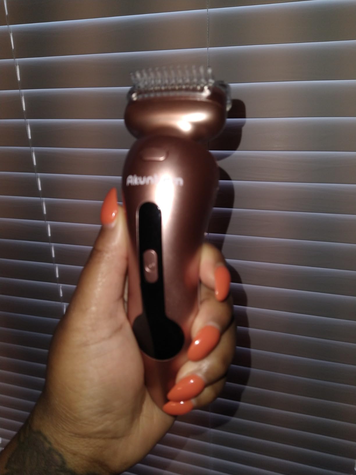 Electric Shaver for Women for Legs Bikini Trimmer Electric Razors for Women Underarm Public Hairs Rechargeable Womens Shaver Wet Dry Use Painless Cordless with Detachable Head (Pink) customer photo 2