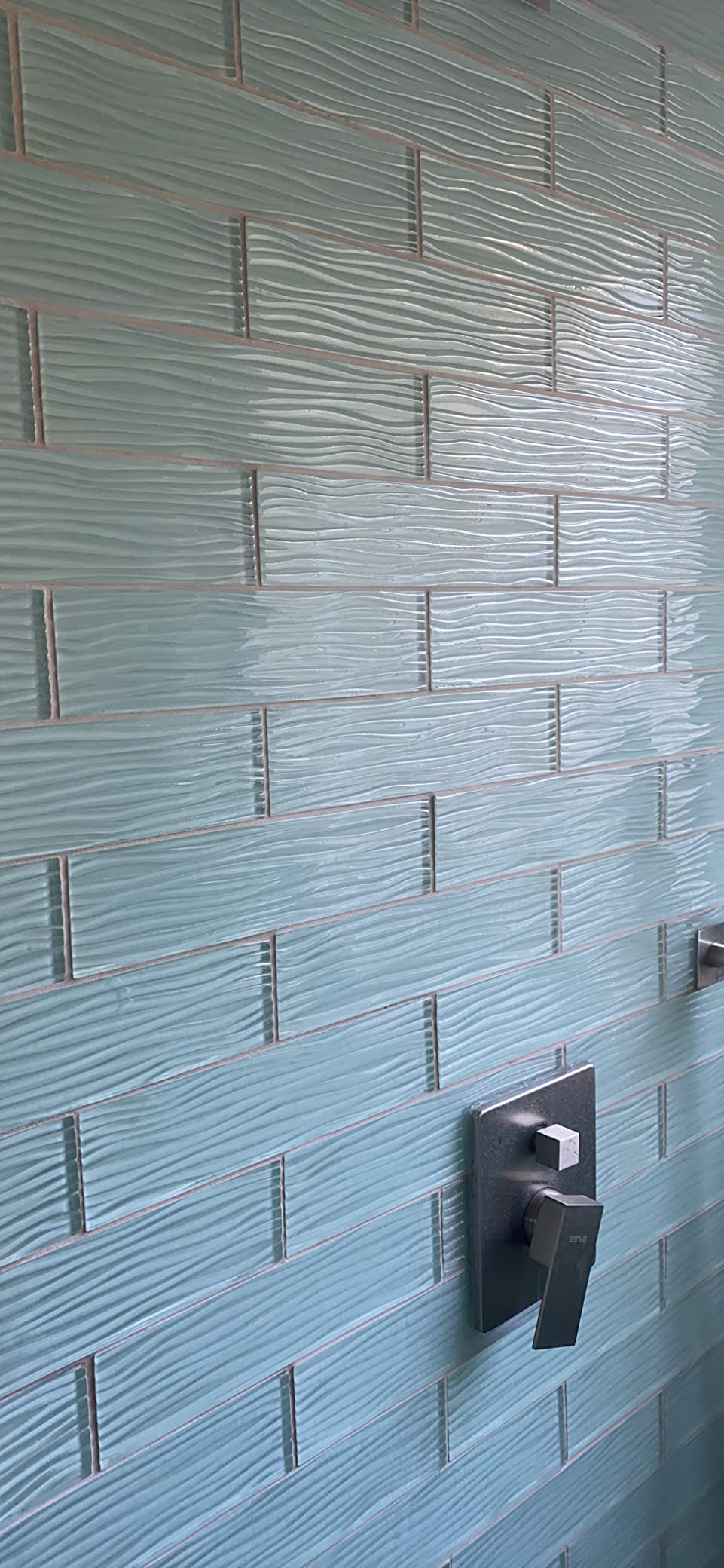 Glass Subway Tile 4 x 12 Inch White Glossy for Kitchen Backsplash Bathroom Wall Pack of 12 Sheets customer photo 2