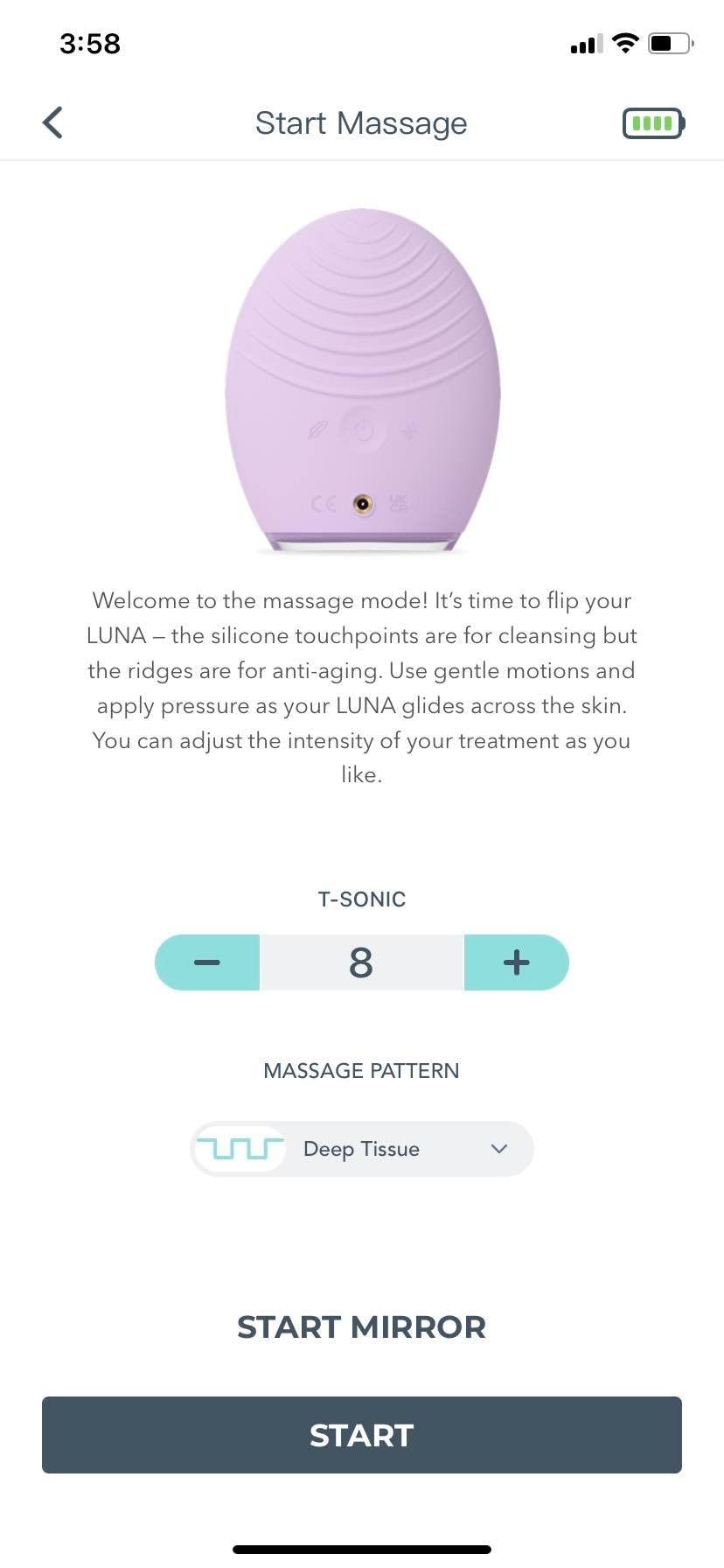 FOREO LUNA 4 Face Cleansing Brush - Firming Face Massager - Anti Aging Care - Enhances Absorption - Simple Skin Care Tools - Sensitive Skin | Facial cleansing brush, face massager, silicone brush, face exfoliator customer photo 1