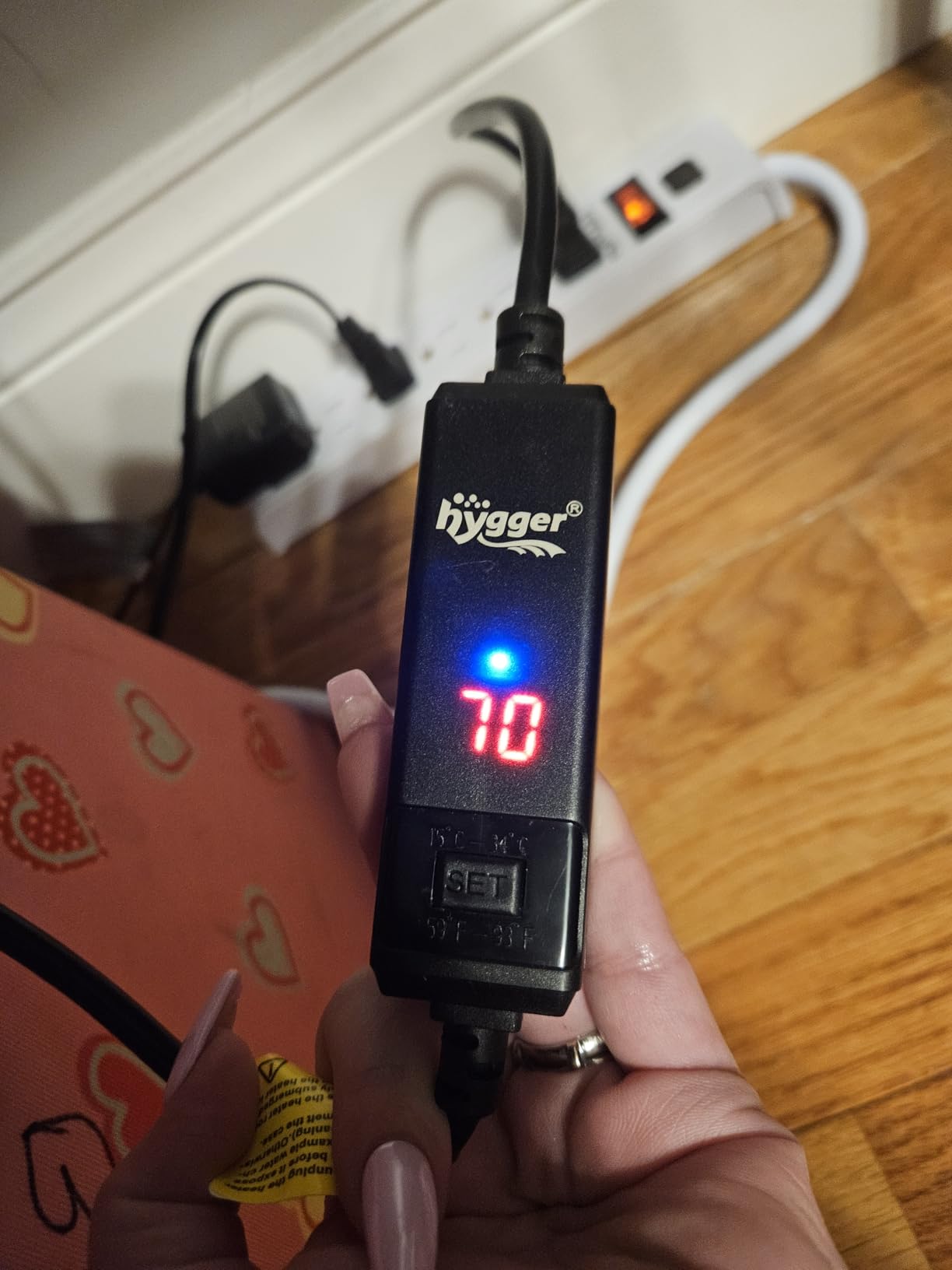 hygger Small Aquarium Betta Heater, Submersible Fish Tank Heater 10W/25W/50W/100W with LED Digital Display, Suitable for Marine Saltwater and Freshwater up to 5/10/16/26 Gallon customer photo 2