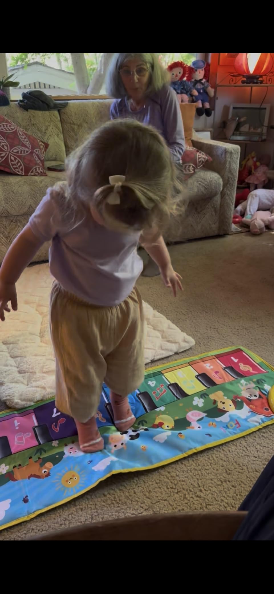 FOKI Floor Piano Mat, Toddler Toys for 1-5 Year Old Baby Boy Girl Gifts customer photo 2