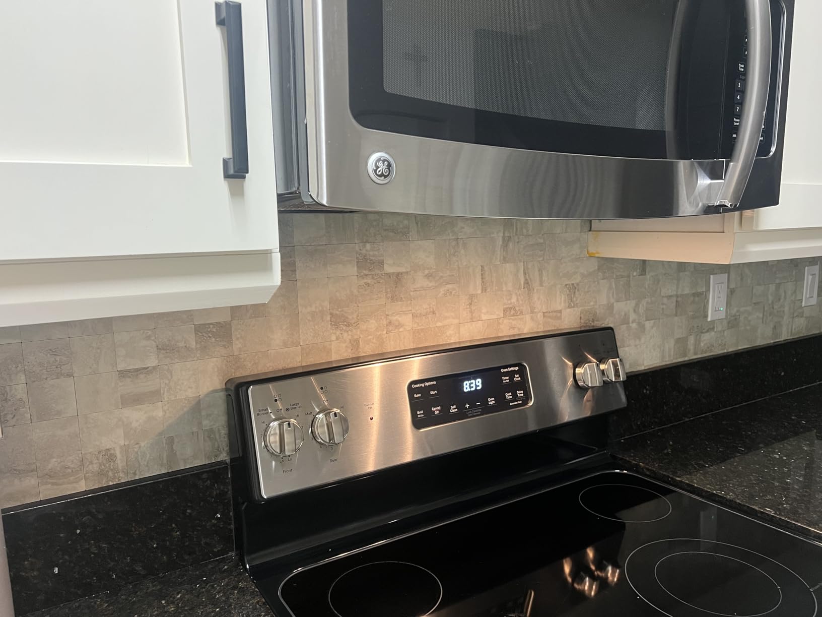 Aspect Peel and Stick Collage Tile in Aged Travertine (2pc per Pack/5 Pack) customer photo 1