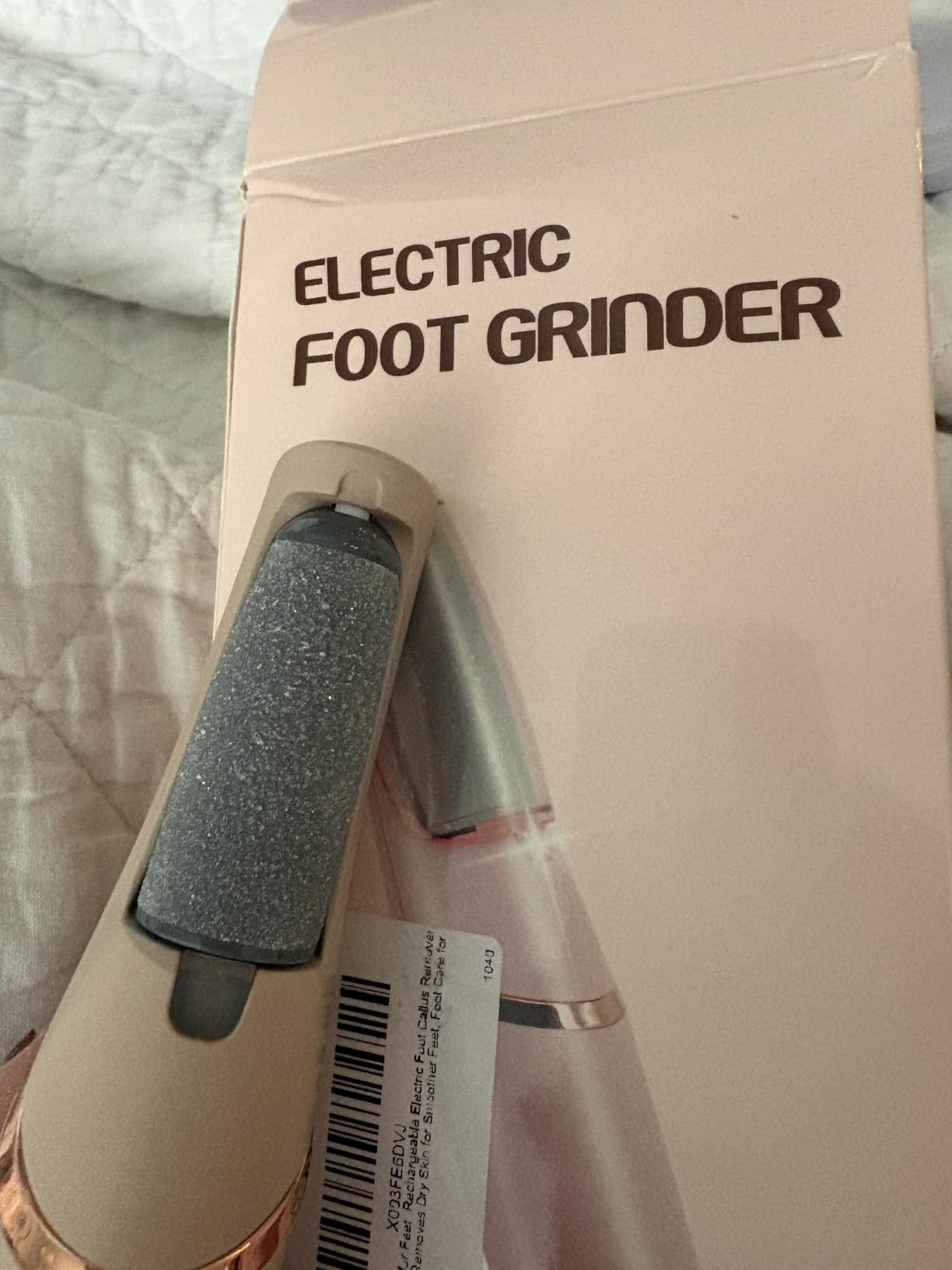 Electric Callus Removers for Feet, Haootadiy Electric Foot Callus Remover Pedicure Kits Rechargeable with 12 in 1, Removes Dry Skin for Smoother Feet, Foot Care for Dead Skin Ideal Gift customer photo 1