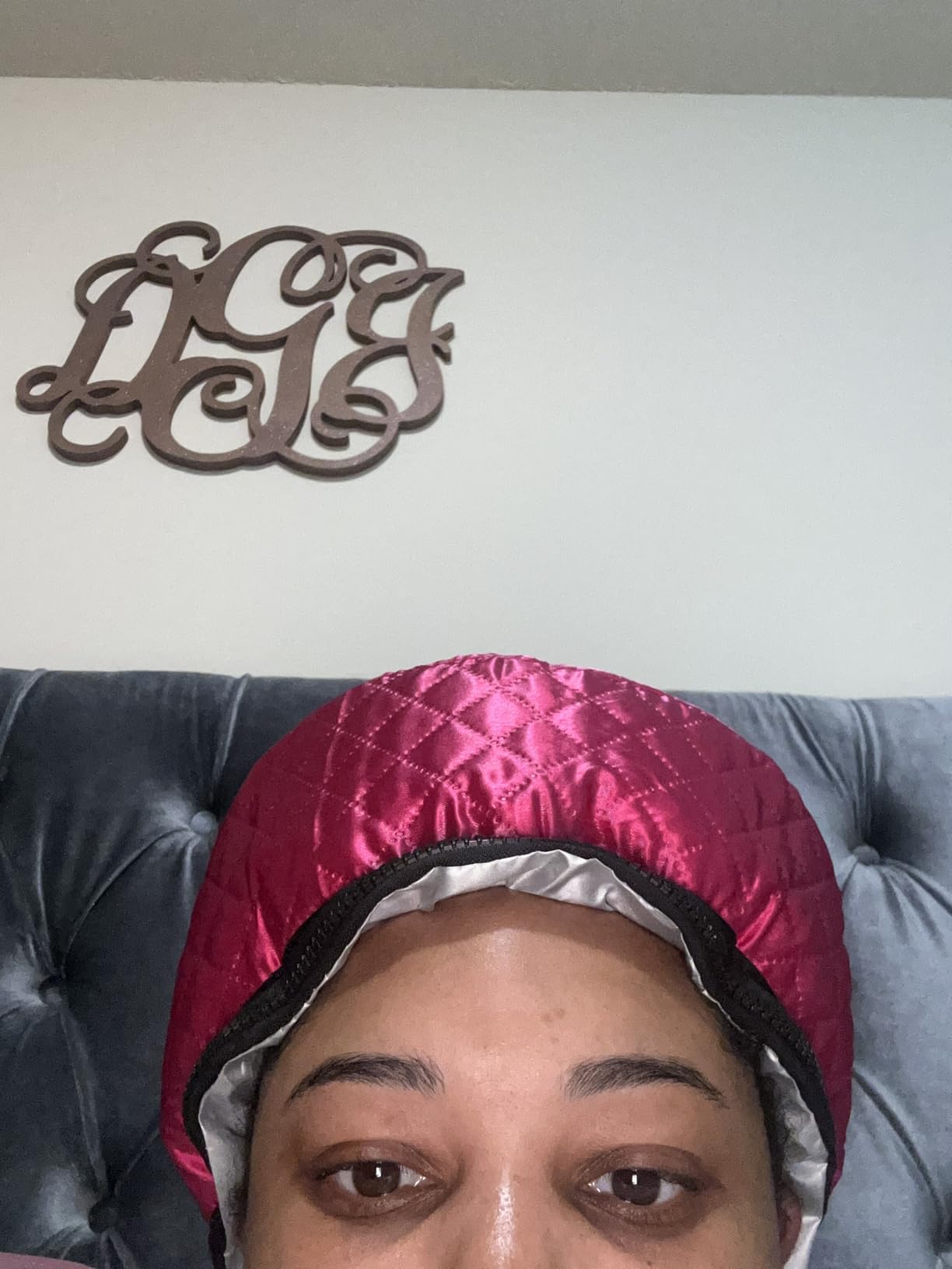 Heat Cap for Deep Conditioning, Ingeware Thermal Cap for Hair Steamer Cap for Natural Hair Portable Electric Heat Hair Spa Cap for Home Use customer photo 1