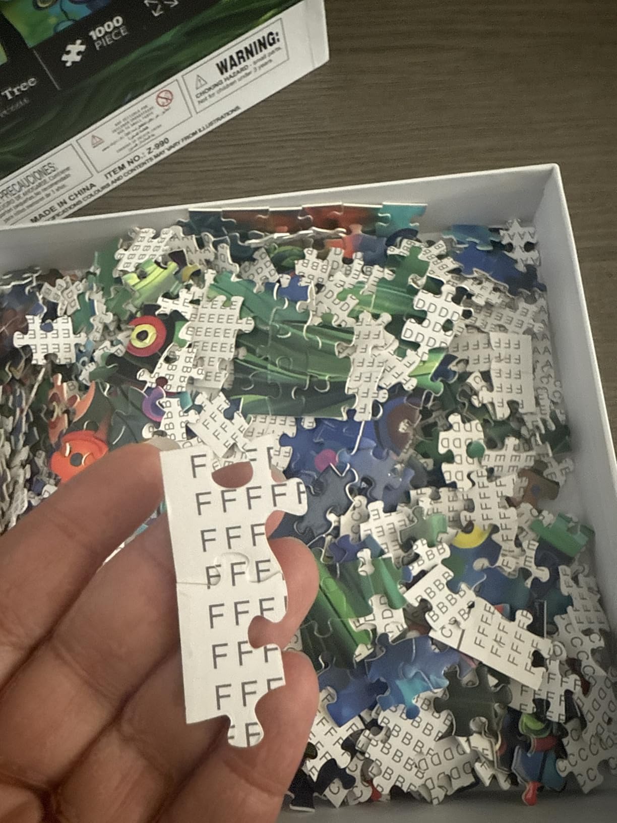 Impossible Difficult Puzzle 1000 Piece, Hard Jigsaw Puzzles for Adults, Challenge Colorful Puzzles for Adults 1000 Pieces and up customer photo 2