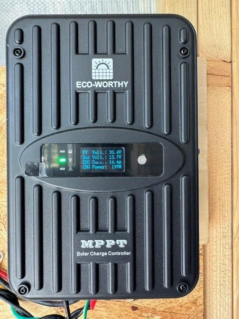 ECO-Worthy 1.6KWH Complete Solar Panel Kit 400W 12V for RV Off Grid | 4 * 100W Solar Panel + 40A MPPT Controller + 2 * 12V 100Ah Lithium Battery + Upgraded 2000W Power Inverter + Bluetooth Module customer photo 2