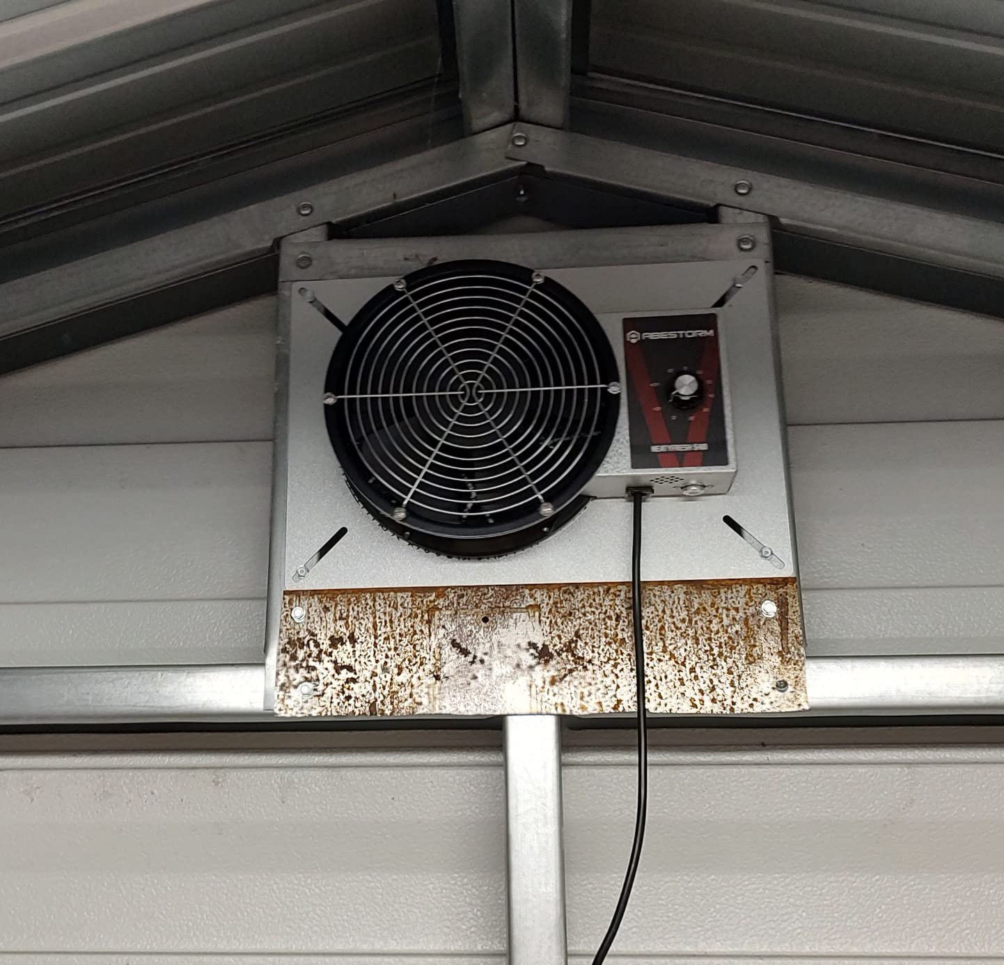Abestorm 540CFM IP-55 Rated Crawlspace Ventilation Fan with Humidistat Thermostat, 8.7inch Basement Vent Fans with Isolation Mesh, Ventilator Fan for Crawl Space Basement Garage Attic Grow Tent customer photo 2