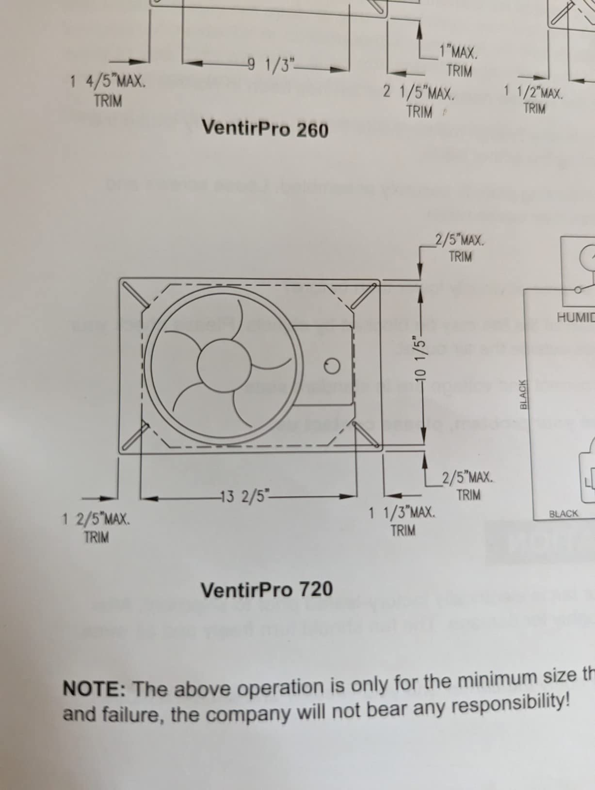 ALORAIR 720CFM Crawl Space Ventilator Fan with Humidistat & Thermostat, 10 Inch High Flow Powered Basement Vent Fan with Freeze Protection, IP-55 Rated customer photo 2