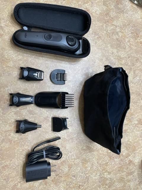 Braun All-in-One Style Kit Series 5 5471, 8-in-1 Trimmer for Men with Beard Trimmer, Body Trimmer for Manscaping, Hair Clippers & More, Ultra-Sharp Blade, 40 Length Settings, Waterproof customer photo 2