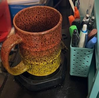 Coffee Mug, 20 Oz Coffee Cups Ceramic Tea Cup Large Coffee Mug for Office and Home - Dishwasher and Microwave Safe Novelty Coffee Mug (Green and Blue) customer photo 2