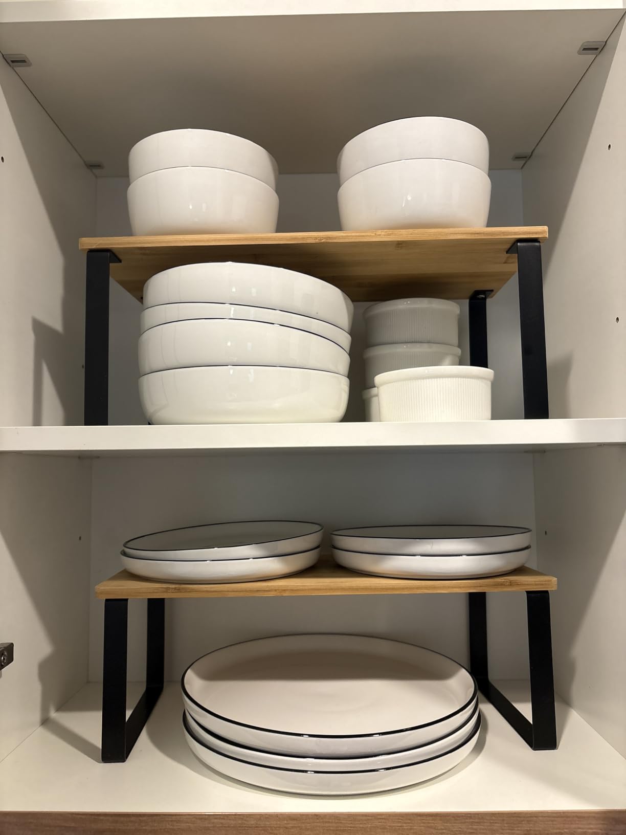 Gibson Home Oslo 12-Piece Porcelain Chip and Scratch Resistant Dinnerware Set, Service for 4 - Black Plates and Bowls, Microwave & Dishwasher Safe customer photo 1