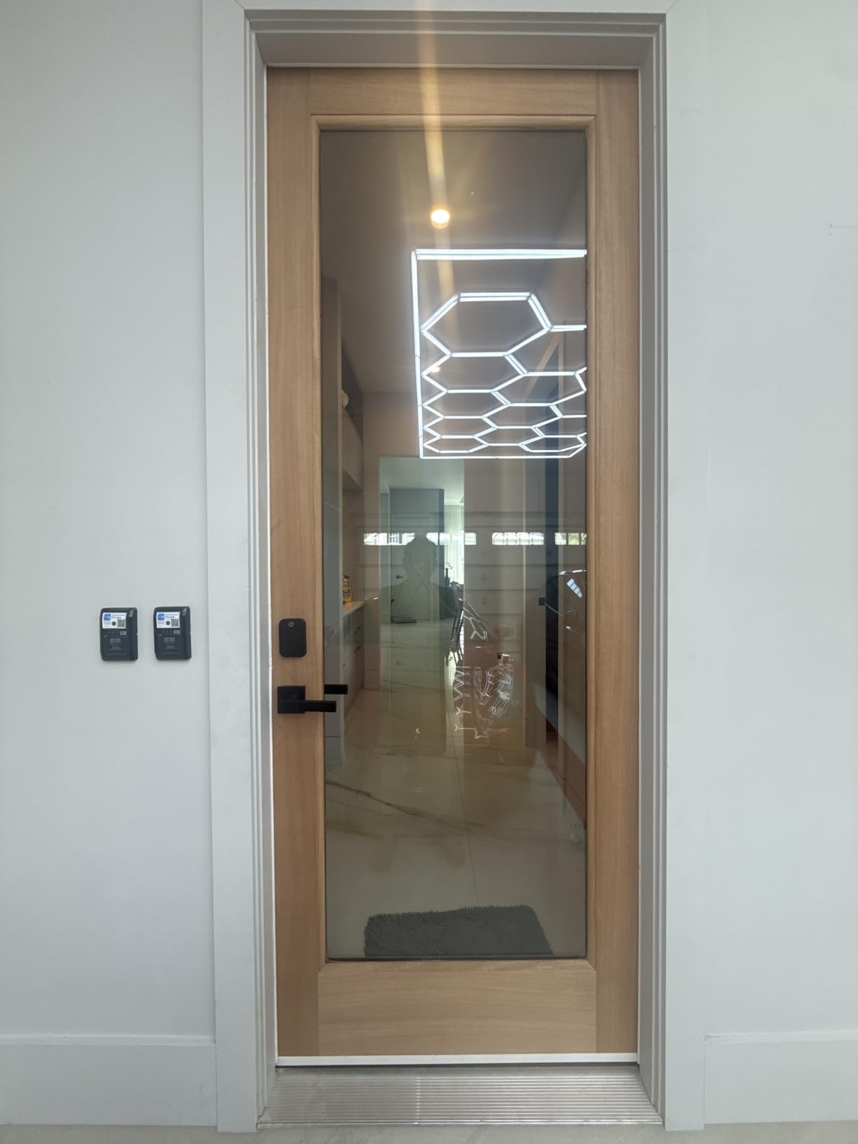 FD1L 1-Lite Mahogany French Exterior Door - 42
