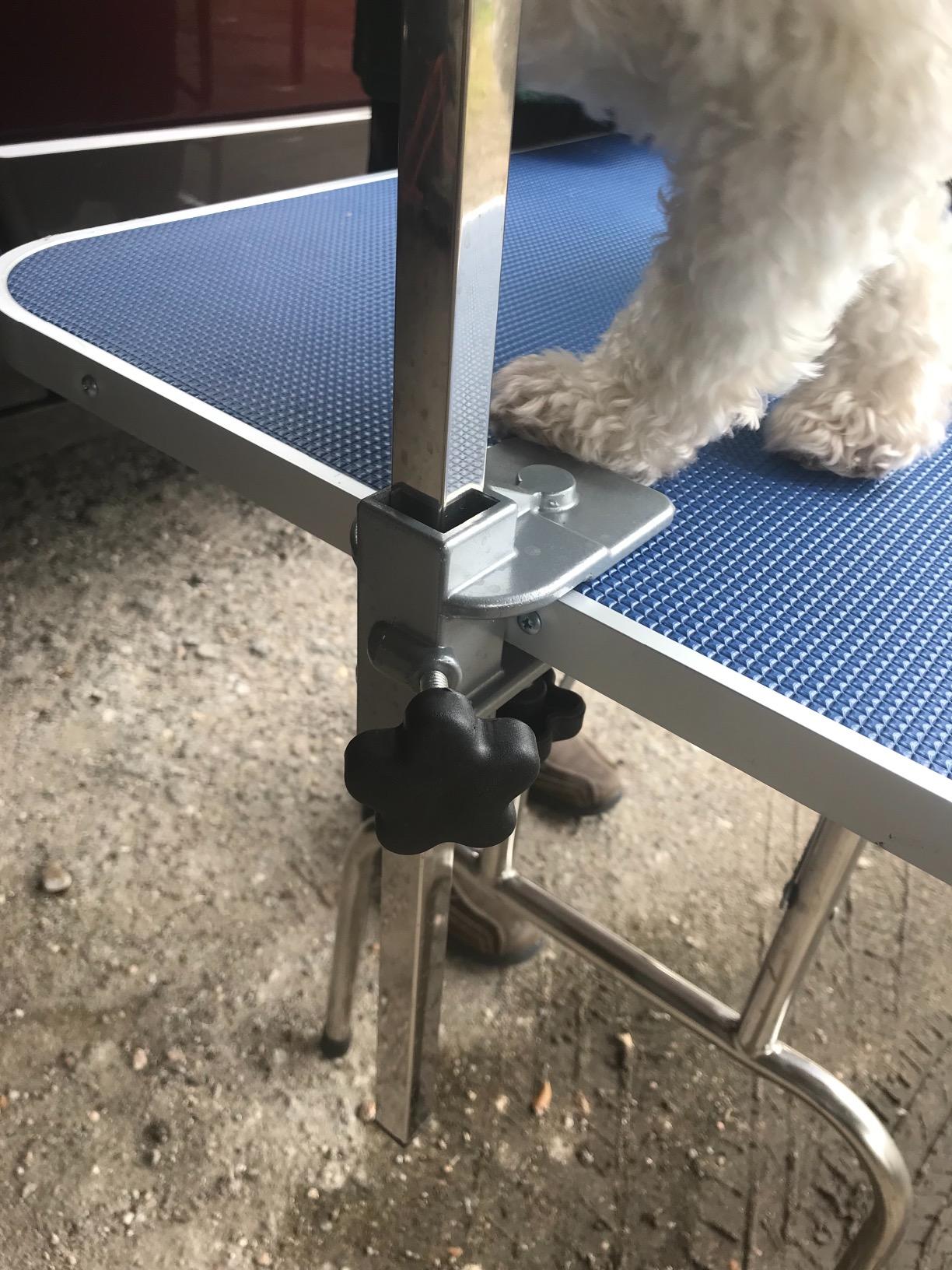 Bonnlo 42.5 inch Hydraulic Dog Grooming Table, Professional Heavy Duty Grooming Table for Dogs, Trimming Table Drying Table w/Arm/Noose customer photo 2