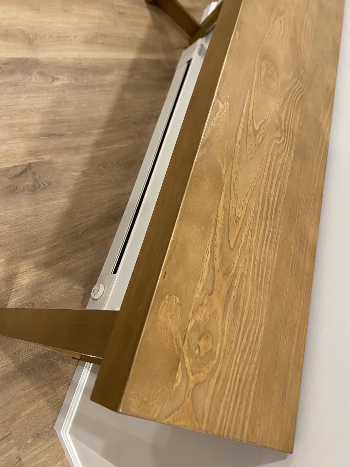 Plank+Beam Classic Console Table, 36 Inch, Pecan | Non-Toxic Finishes, Versatile Design, Elegant Details, Easy Assembly, Quick Setup, Solid Wood customer photo 1