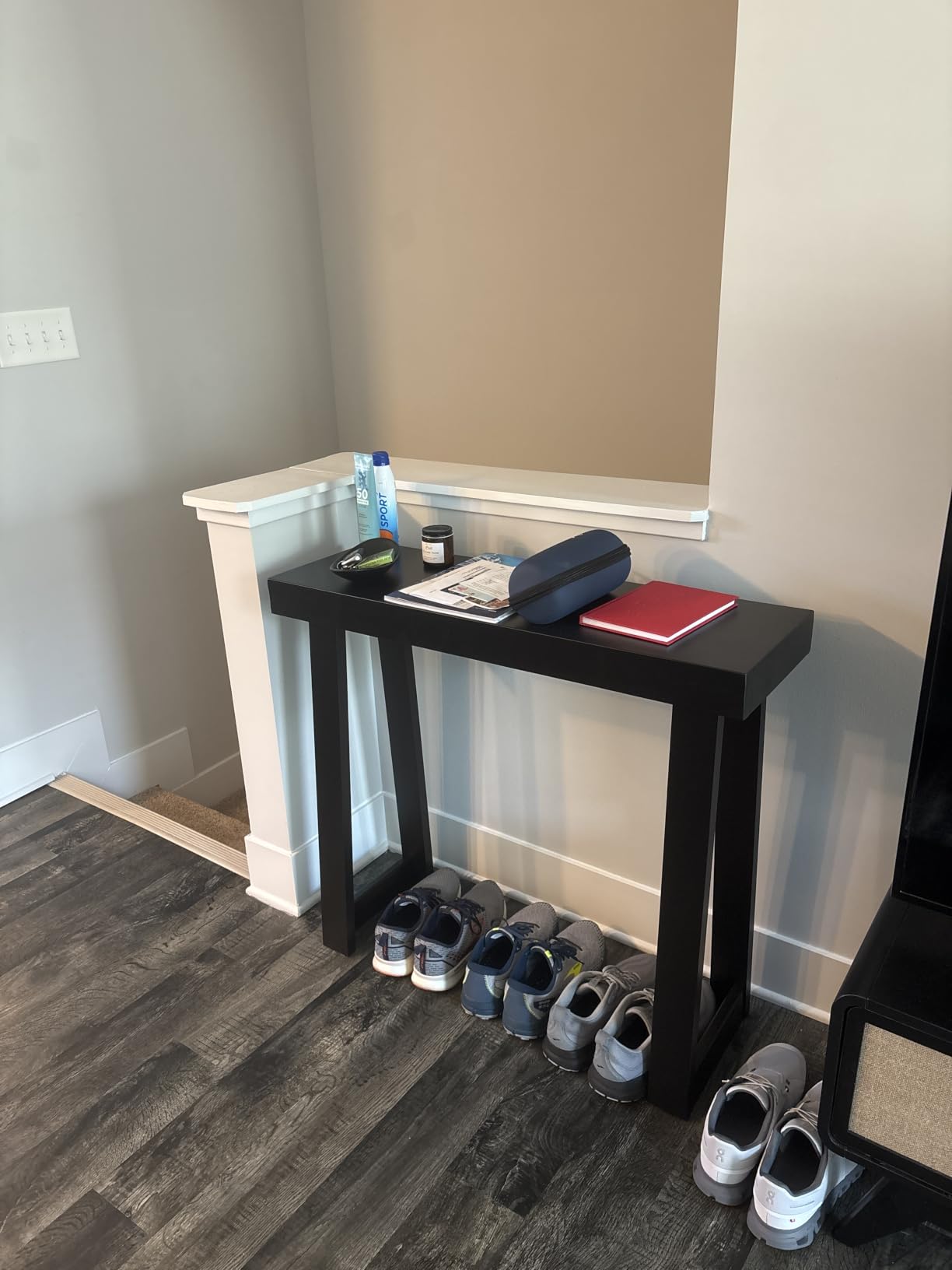 Plank+Beam Classic Console Table, 36 Inch, Pecan | Non-Toxic Finishes, Versatile Design, Elegant Details, Easy Assembly, Quick Setup, Solid Wood customer photo 2