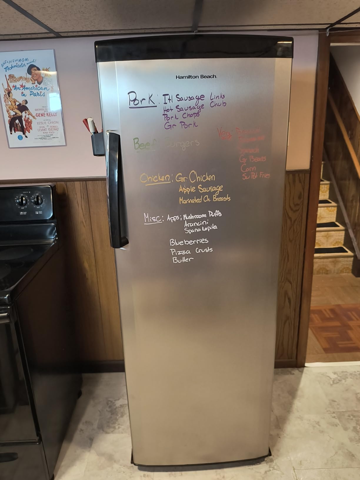 Hamilton Beach Upright Freezer, Deep Freeze, Stainless Steel Freezer with Drawer Compartments, 11 cu. ft. Freezer customer photo 2